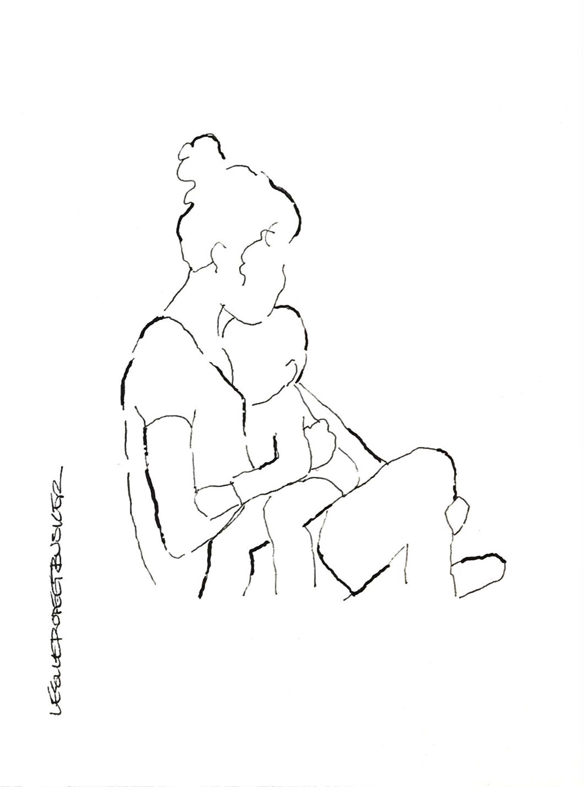 Mother and Child No. 21 by Leslie Poteet Busker