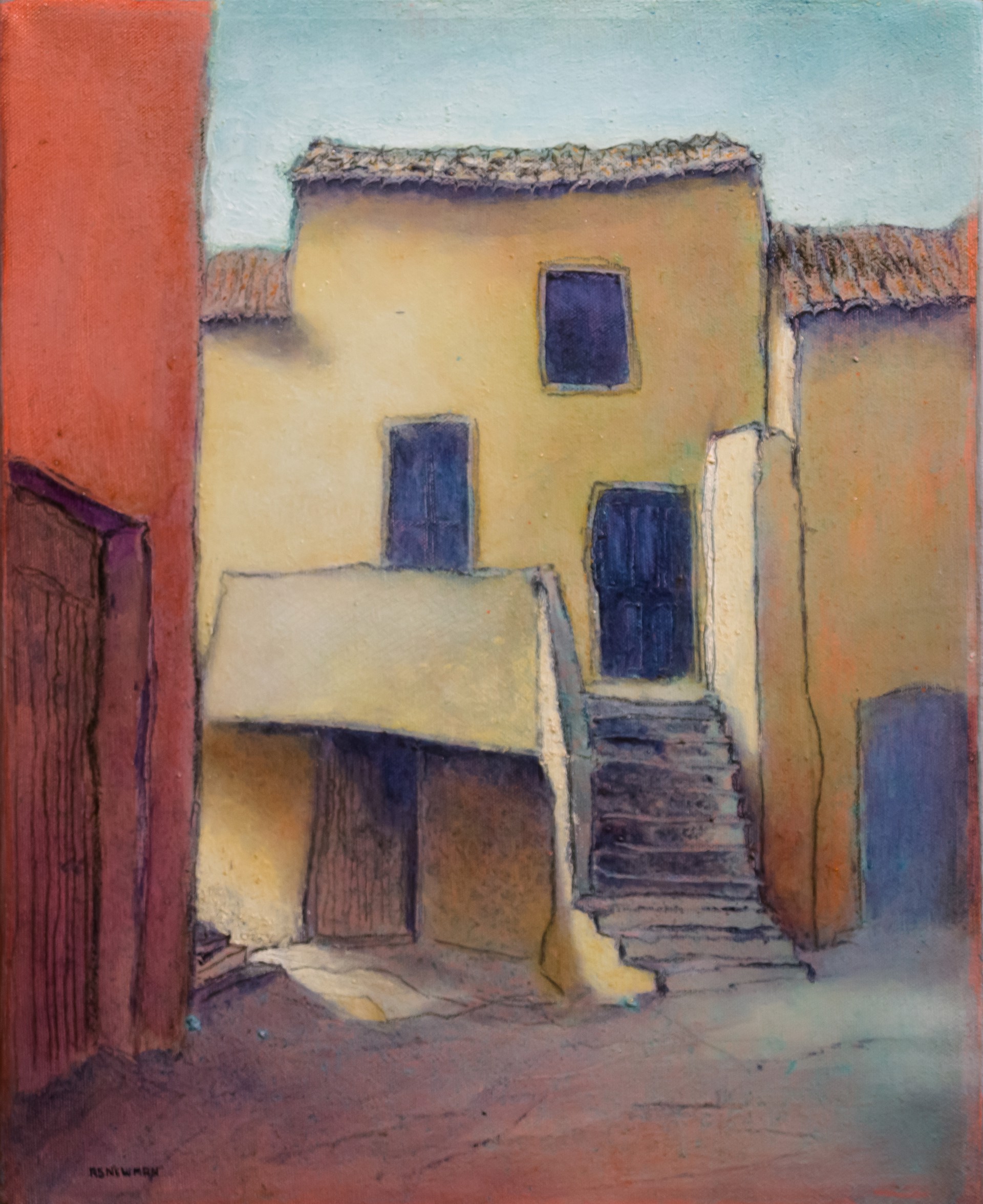 House with Stairs (St. Pons) by Andy Newman
