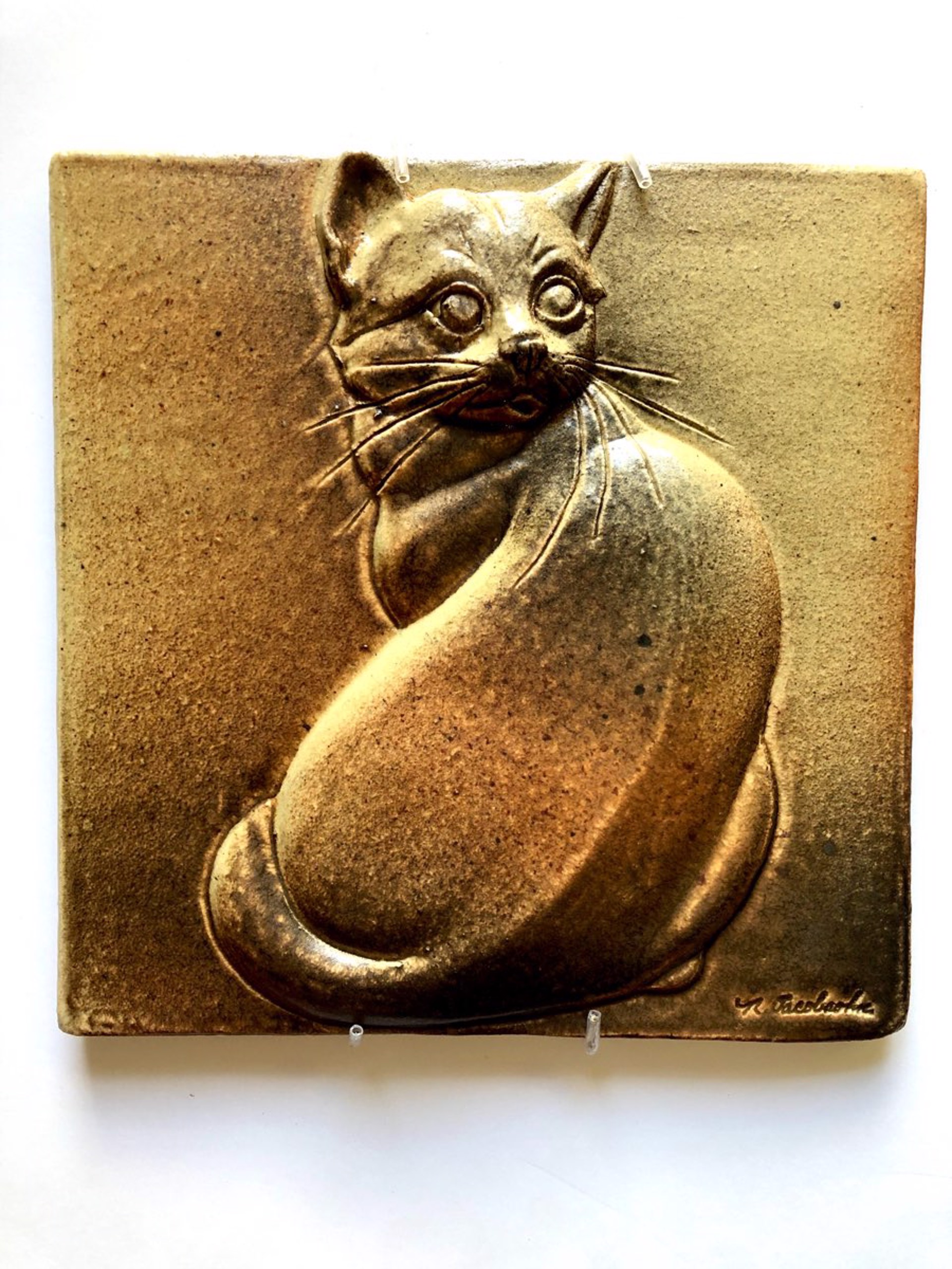 Cat Tile by Nancy Jacobsohn