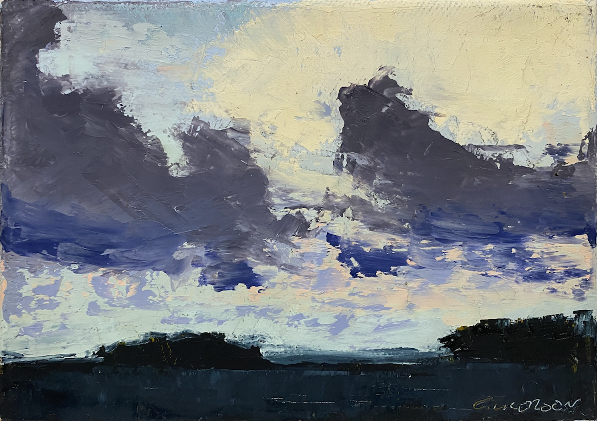 Storm Over the Marsh by Mary Gilkerson