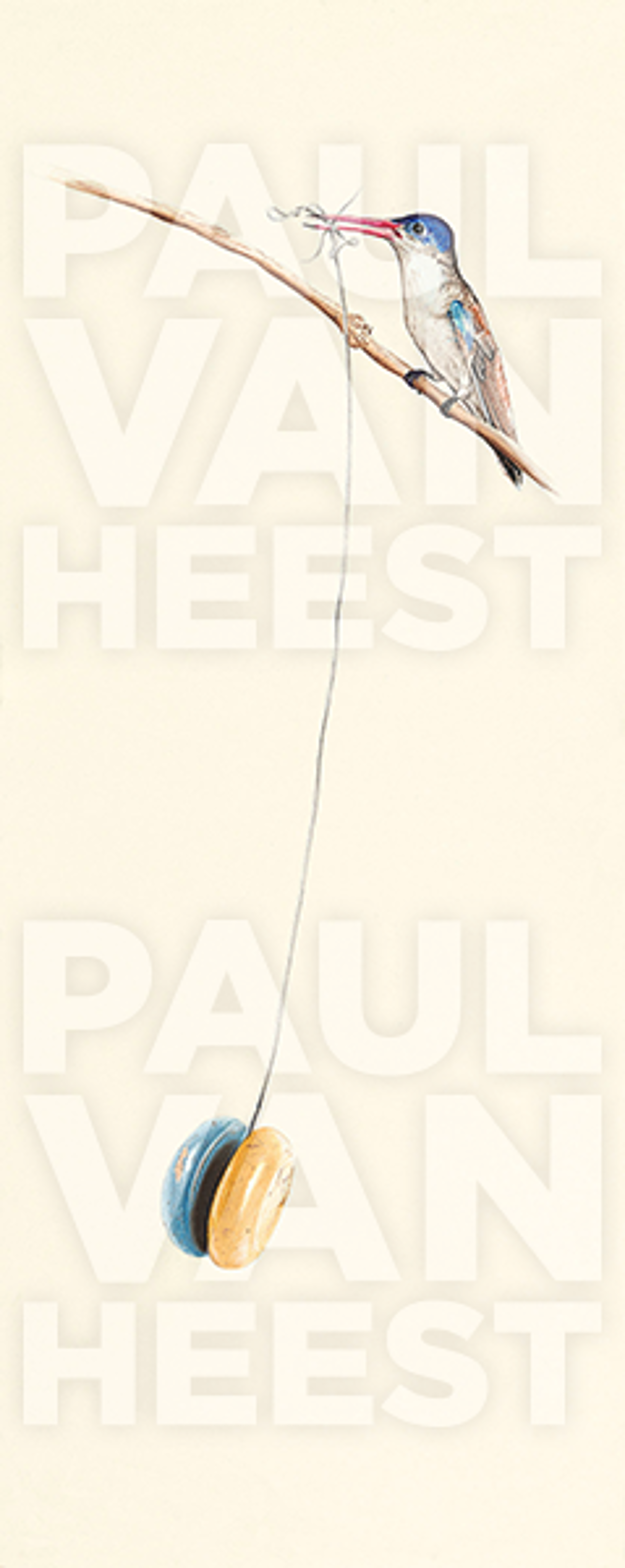 Hummingbird with YoYo by Paul Van Heest
