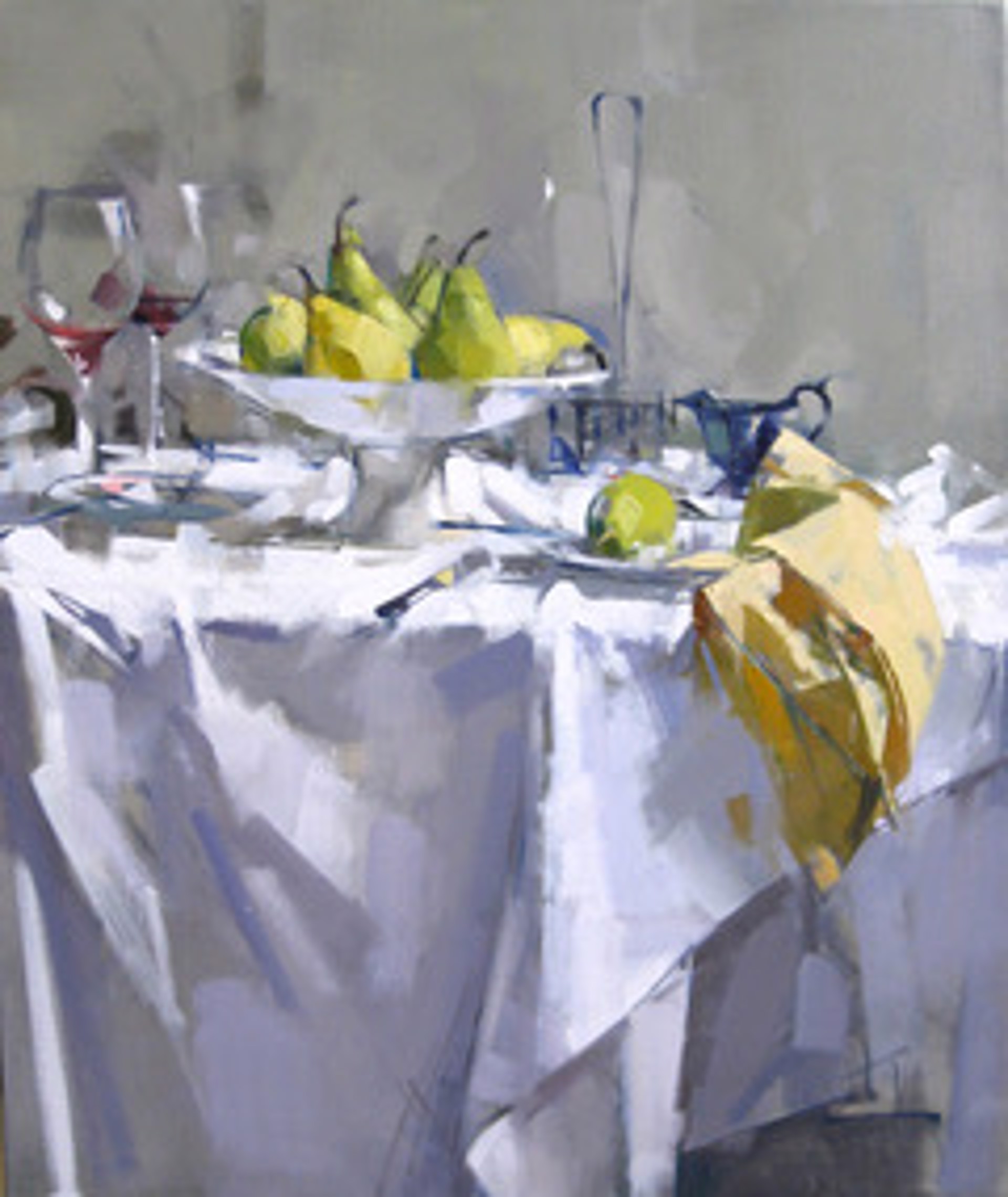 Table & Pears by Maggie Siner