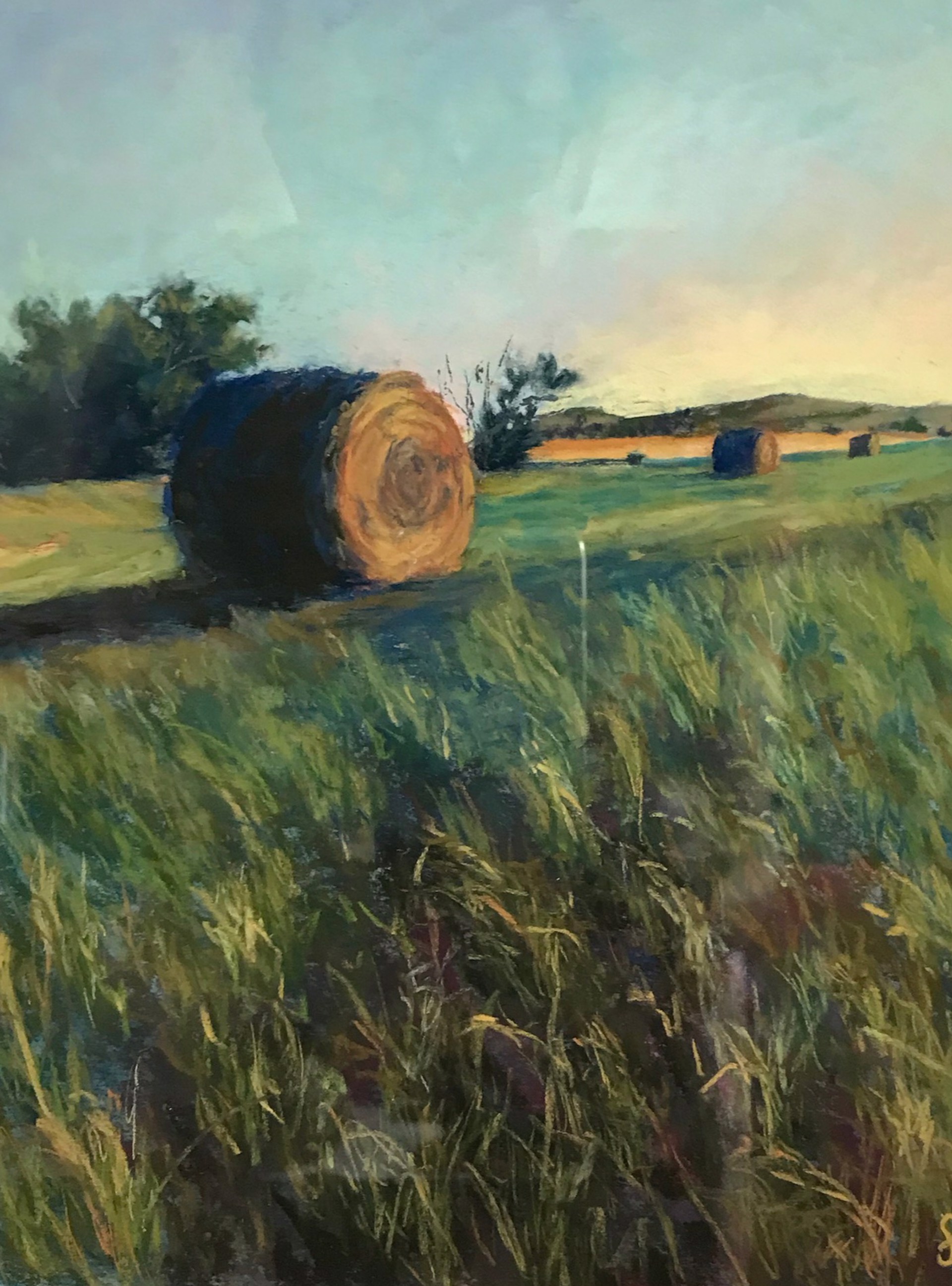 Hay Field by Fannie Olsen