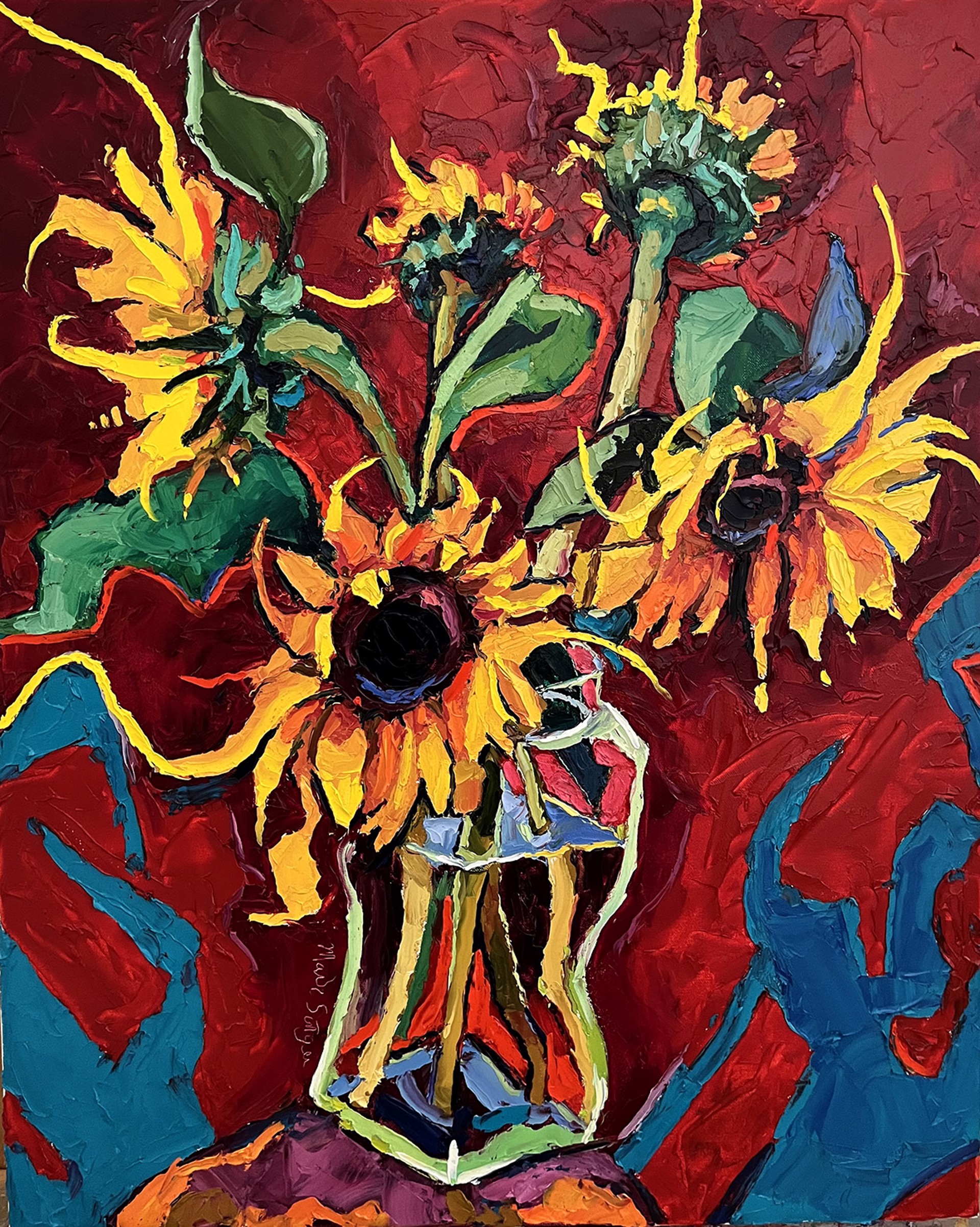 Impetuous Sunflowers by Mark Singer