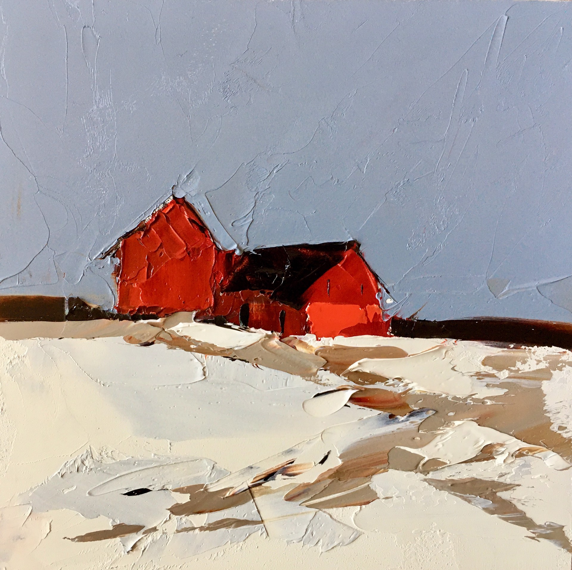 Red House (SOLD) by SANDRA PRATT