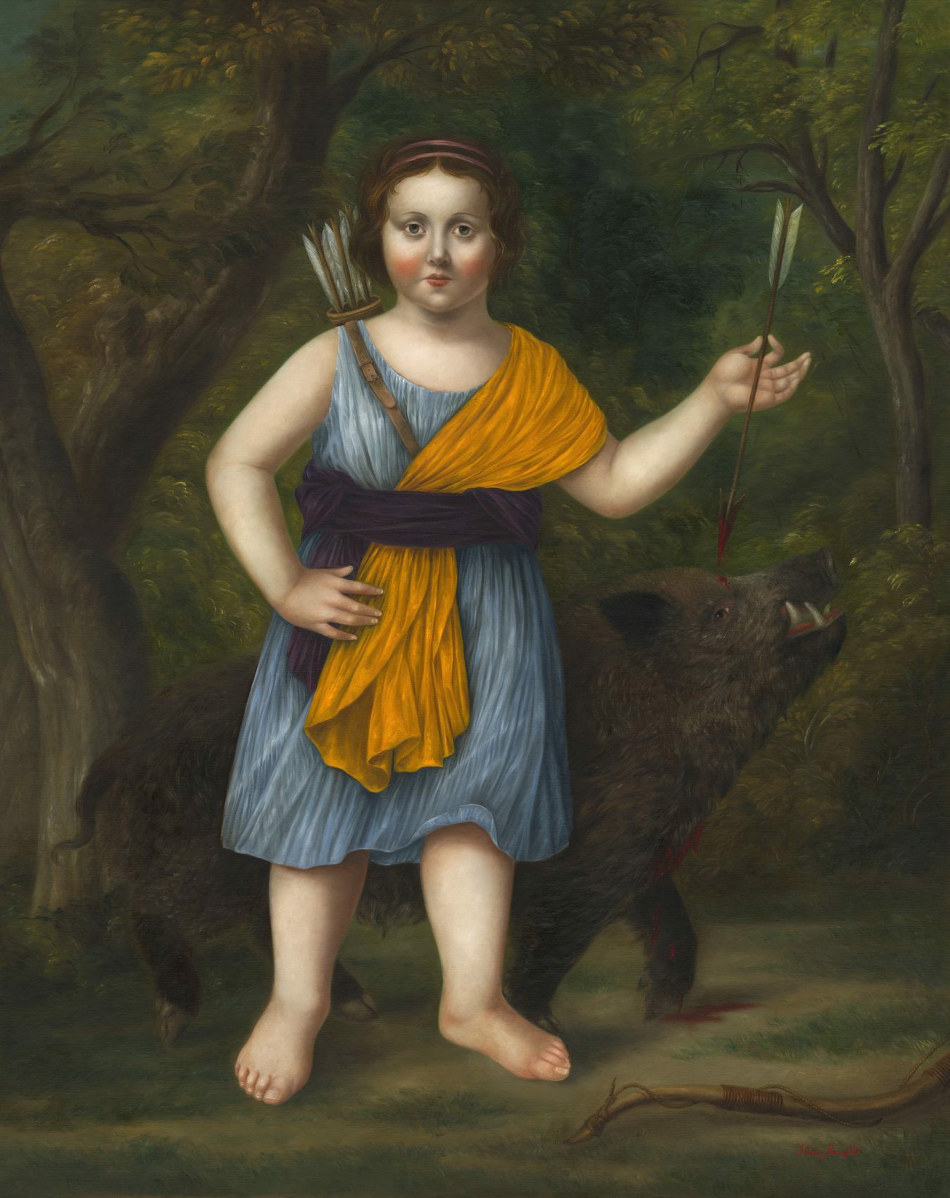 Atalanta and the Boar by Fatima Ronquillo