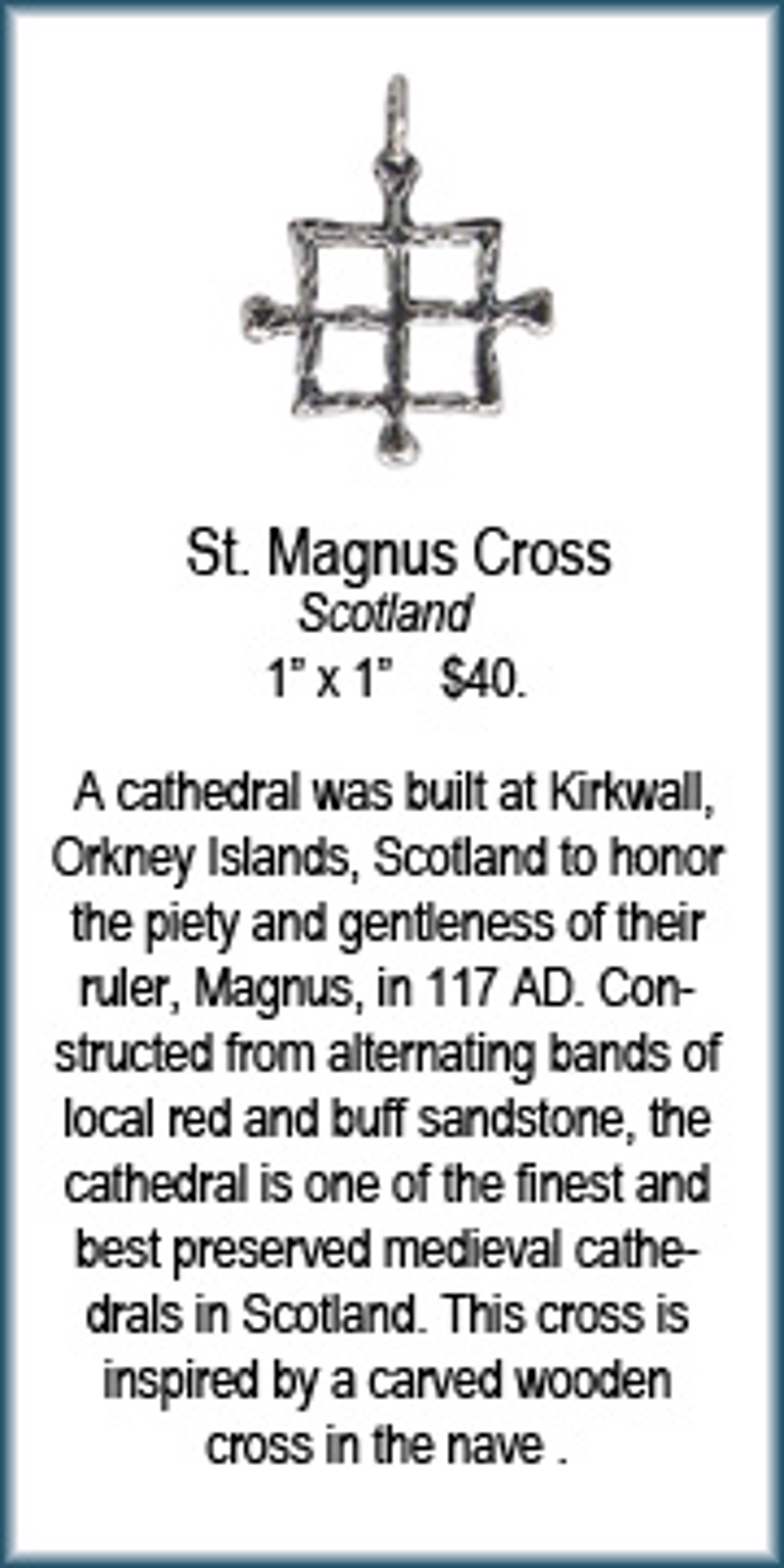 Cross - St. Magnus by Deanne McKeown