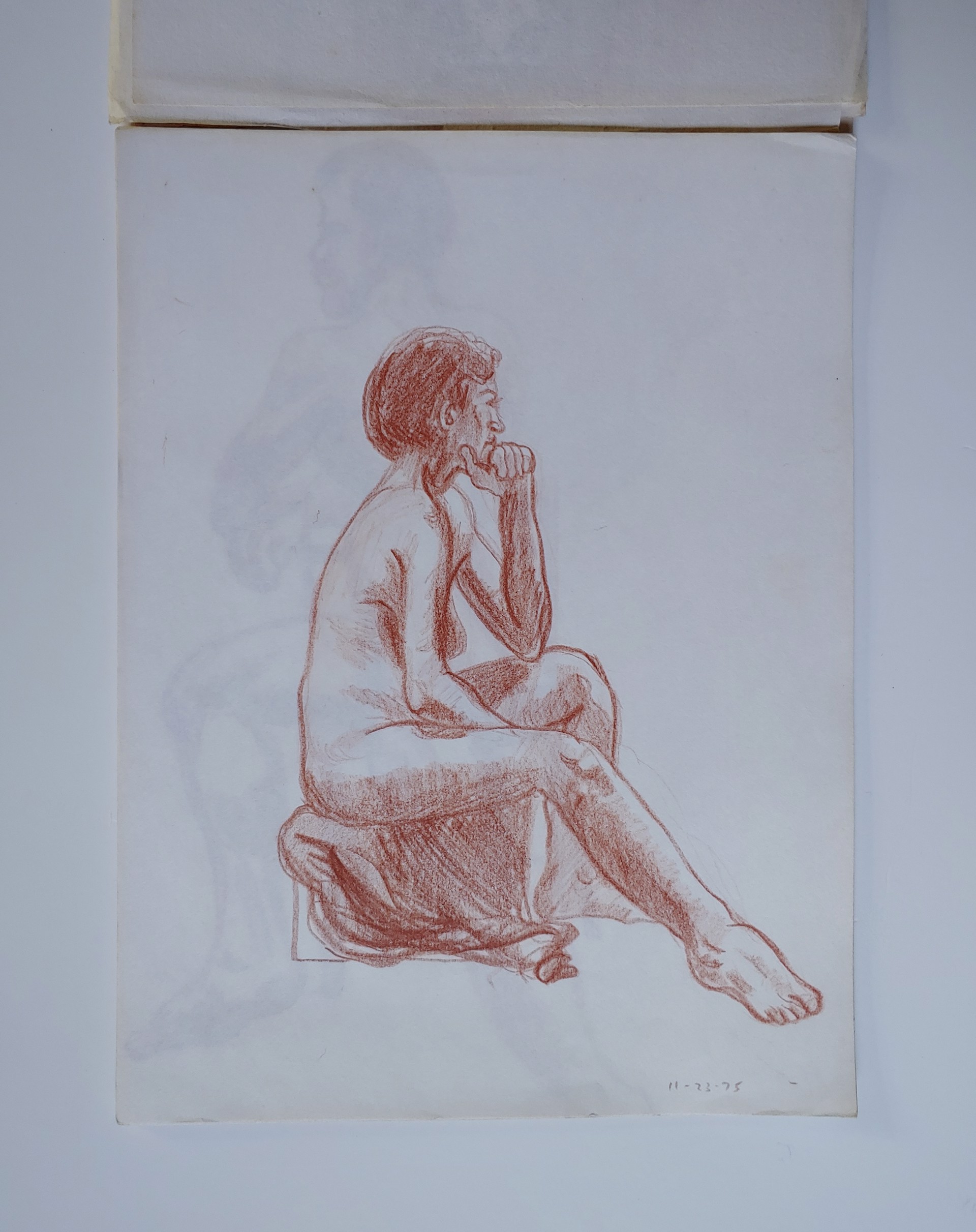 Drawings in Handmade Sketch Paper Pad by David Amdur