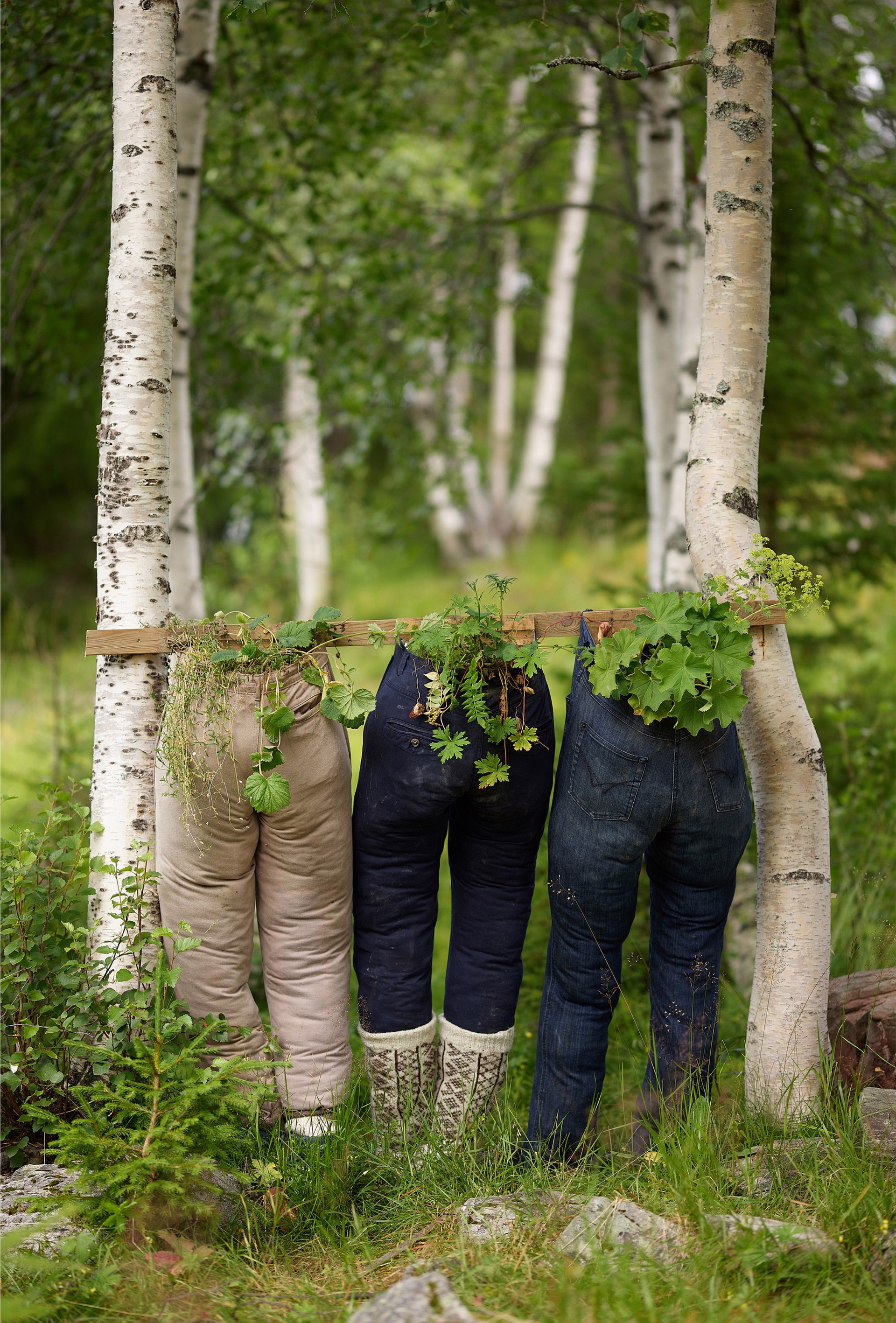Garden Humor, Telemark Region, Norway by R. J. Kern