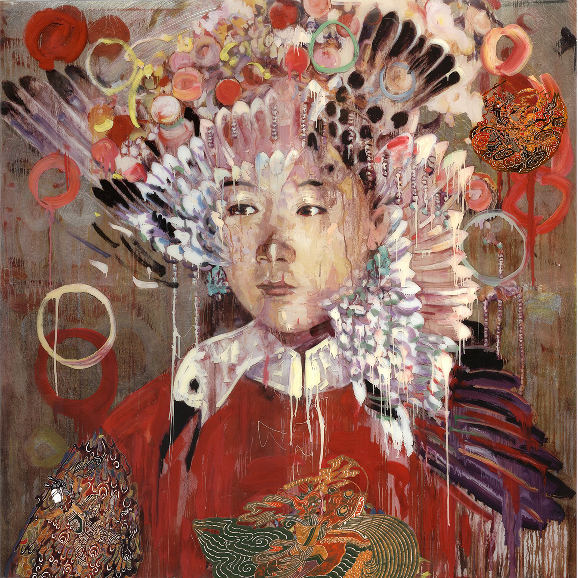 Rouge (Fall Bride) 2/9 by Hung Liu