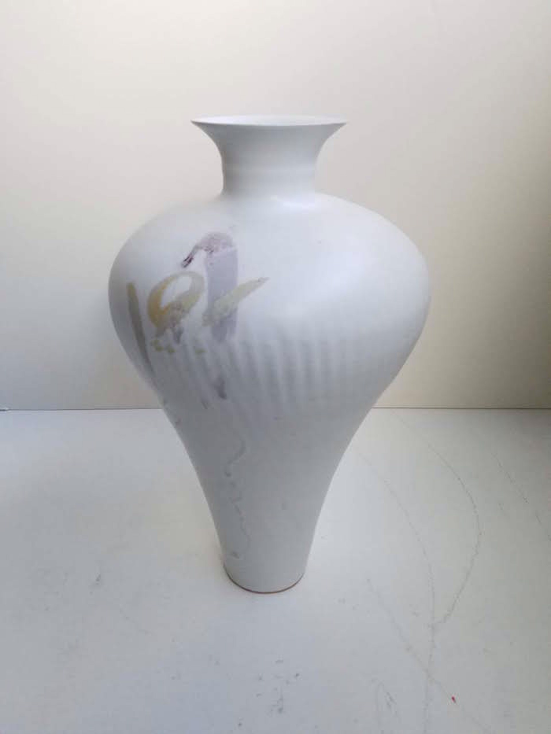 Tall White Vase by Kayo O'Young