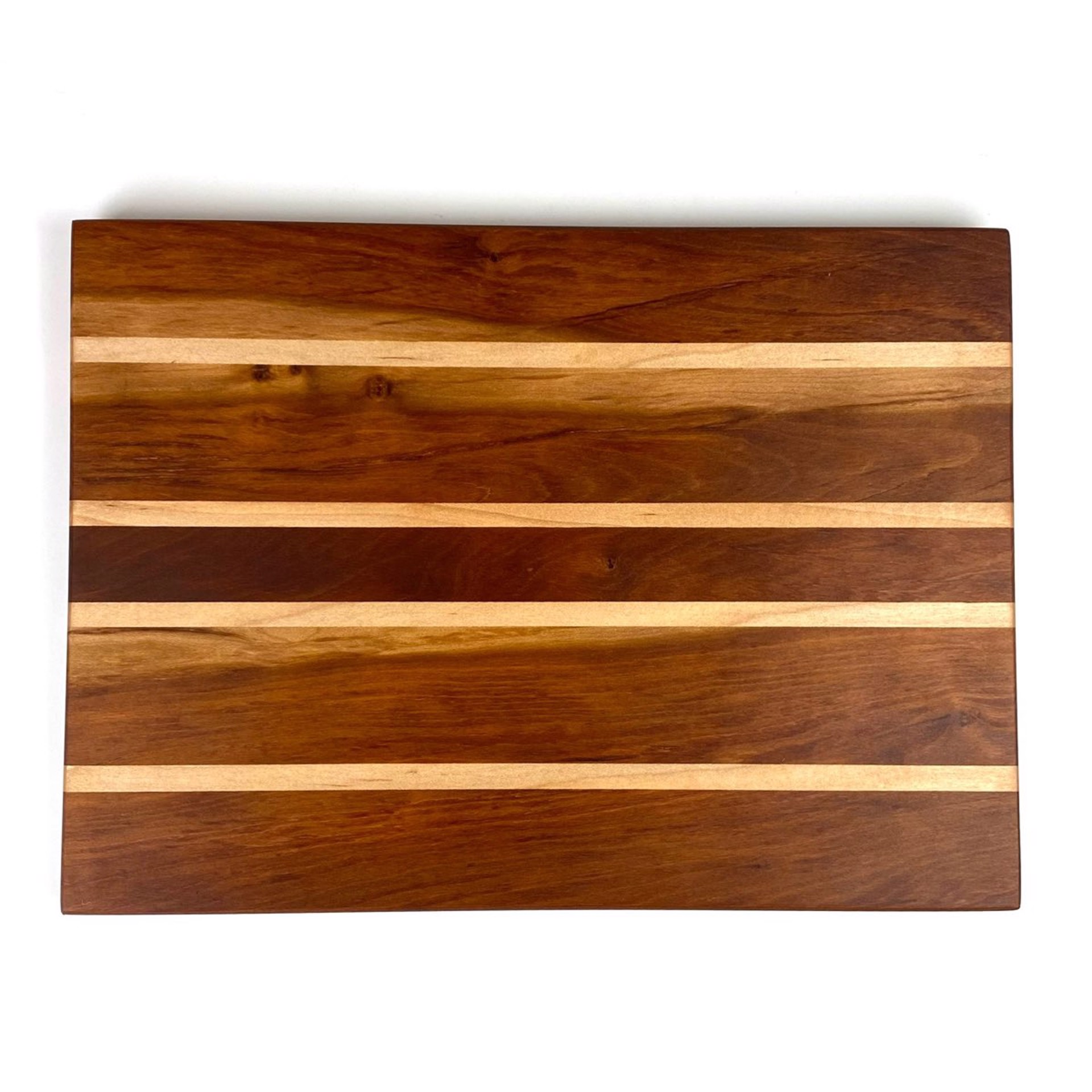 Maple and Cherry Rectangle Board by Jon Cordes