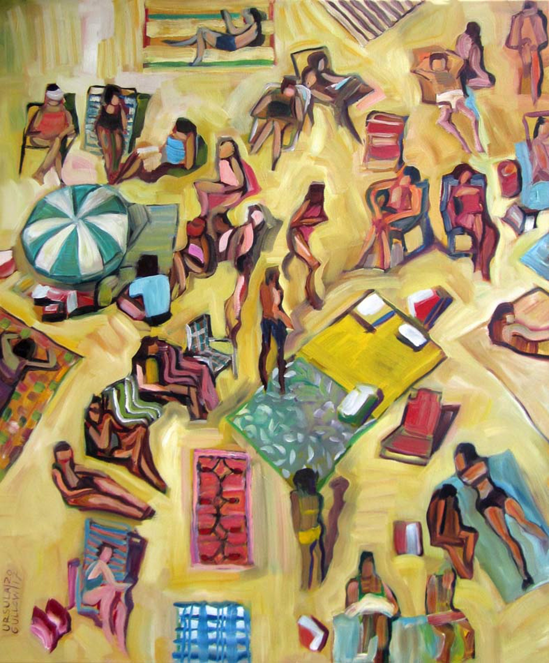 Beach Towels by Ursula Gullow