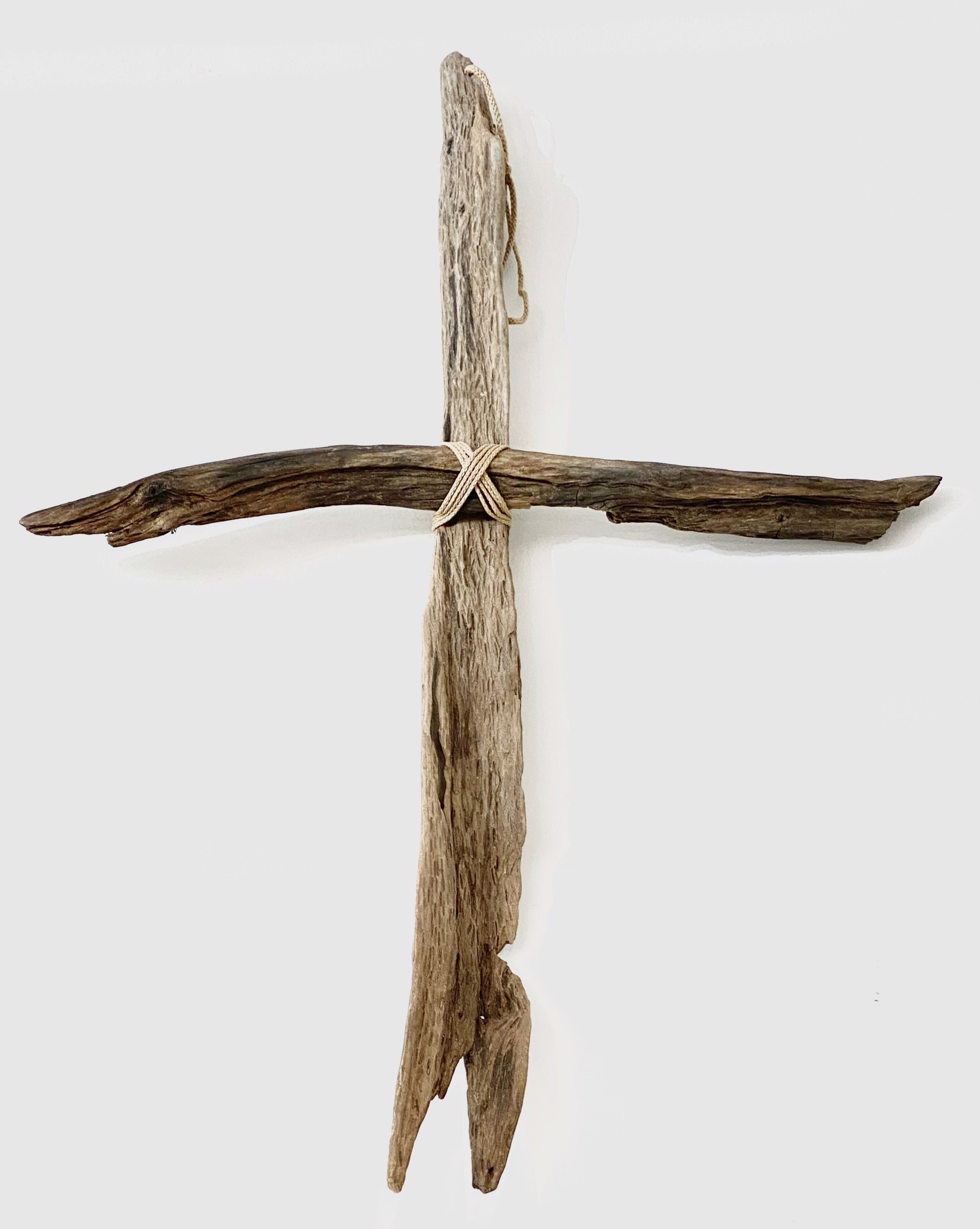 Weathered Driftwood Cross by Jason Davis