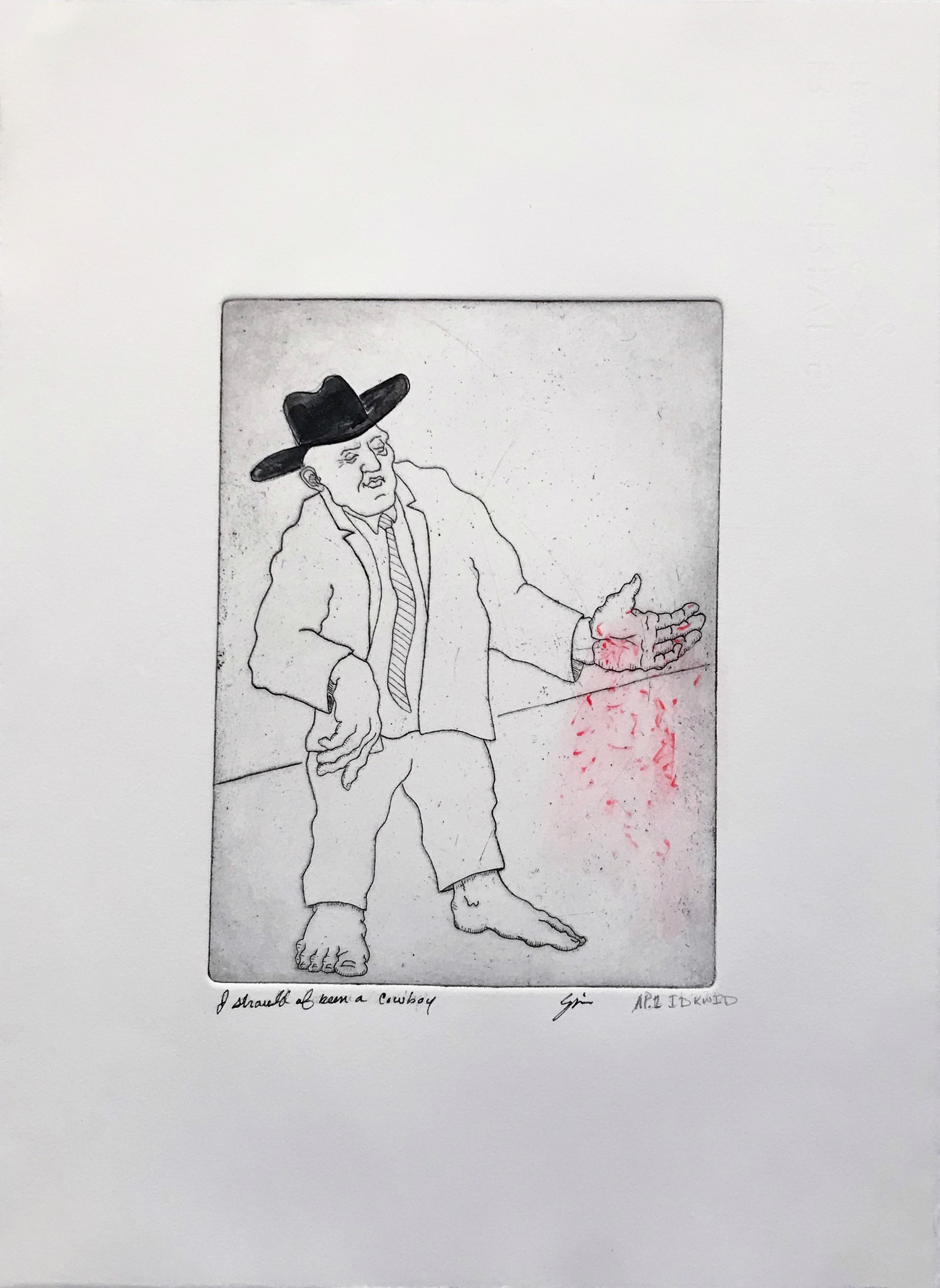 Untitled (I Should of Been a Cowboy) AP 1 by Martin Spei
