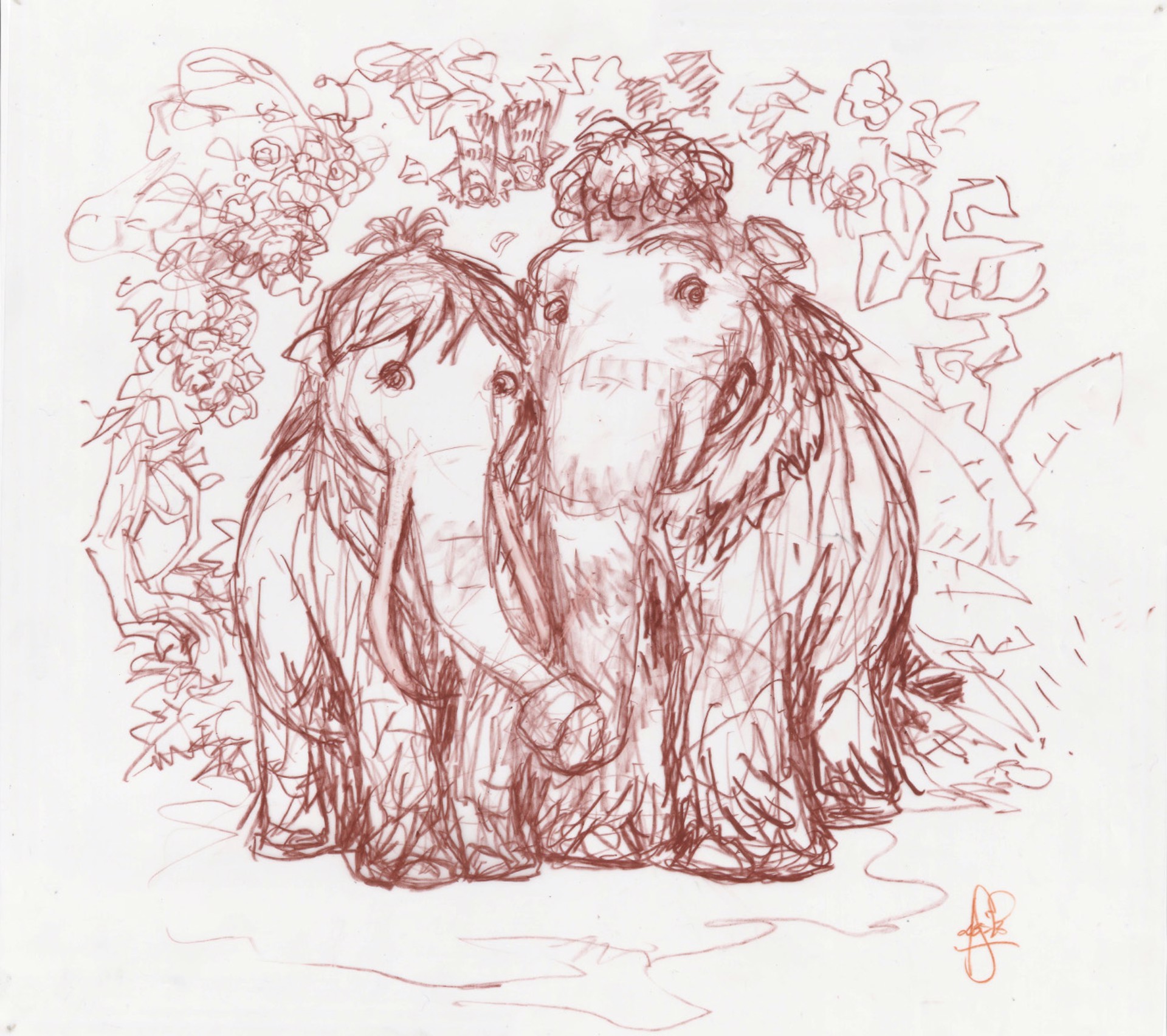 Ice Age “Peaches and Julian get married 1” by Peter de Sève