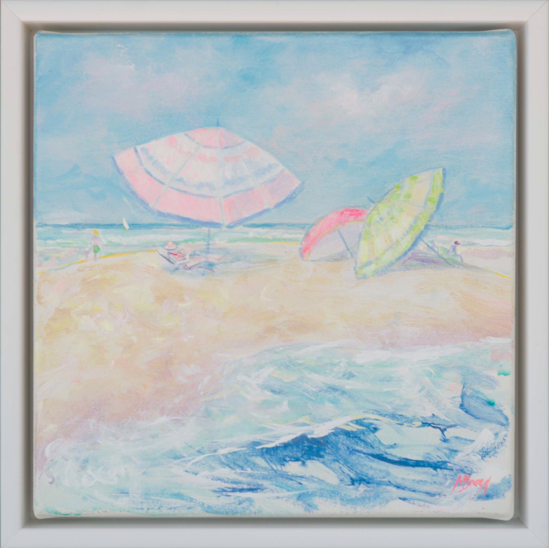 Beach Umbrellas III by Margaret Bragg