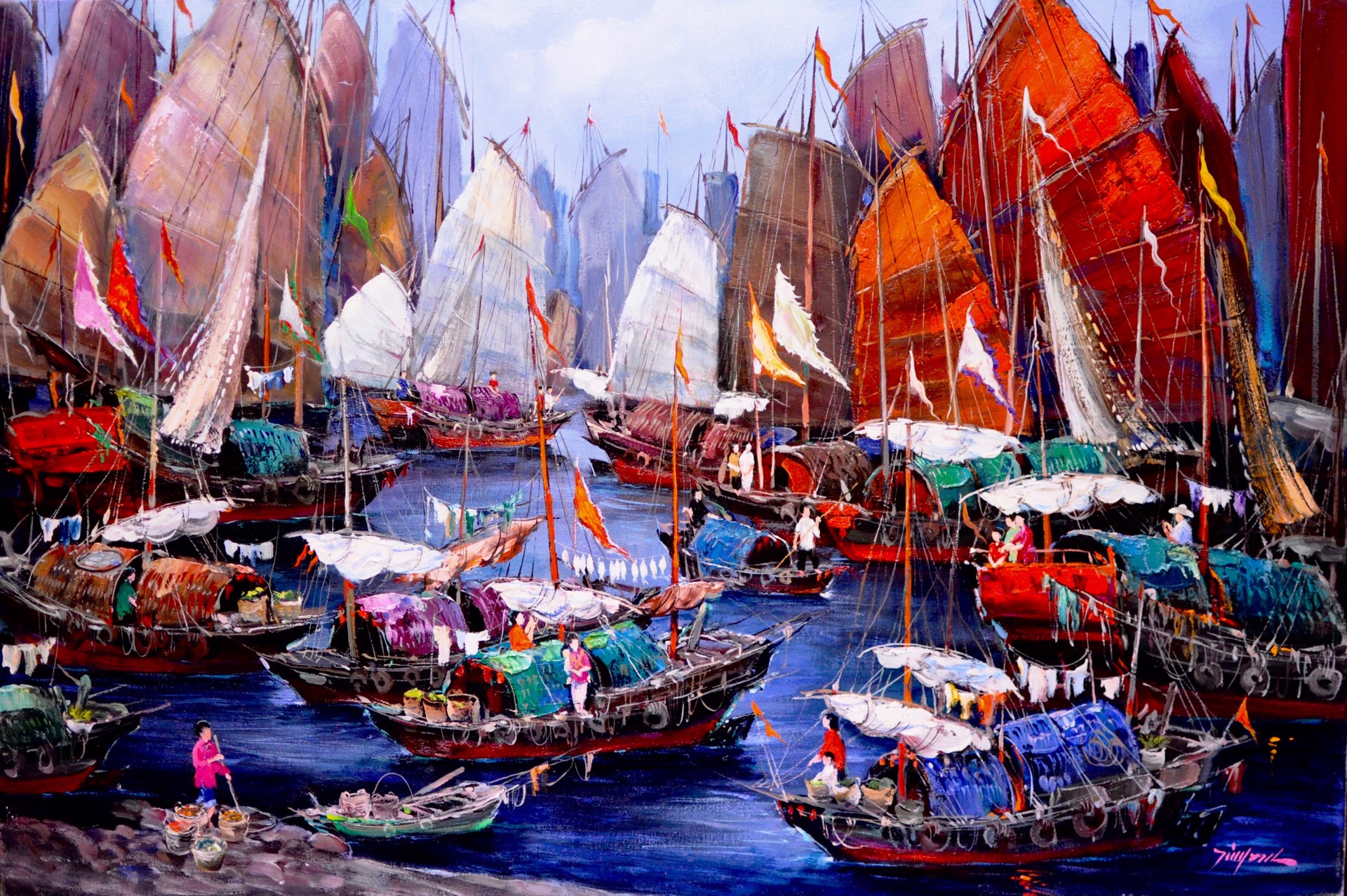 Graceful Sails by TINYAN CHAN