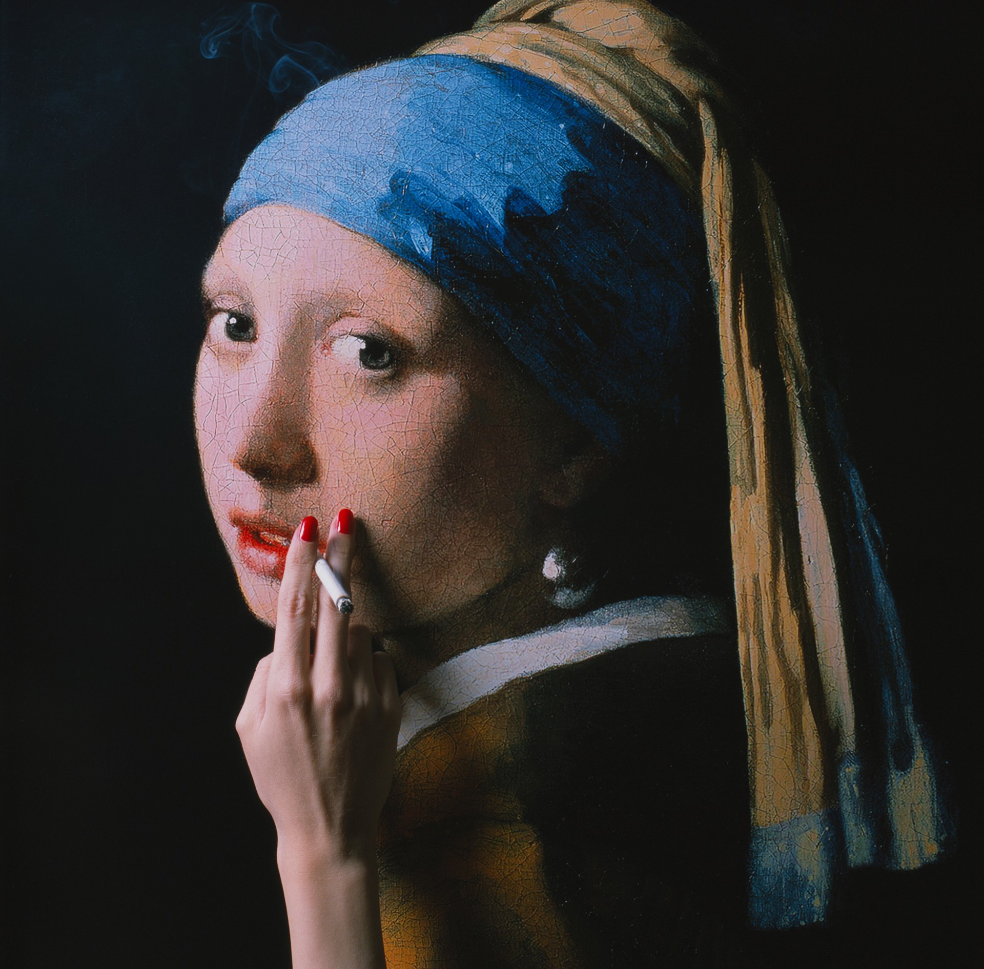 The Girl with the Pearl Earring by Tyler Shields