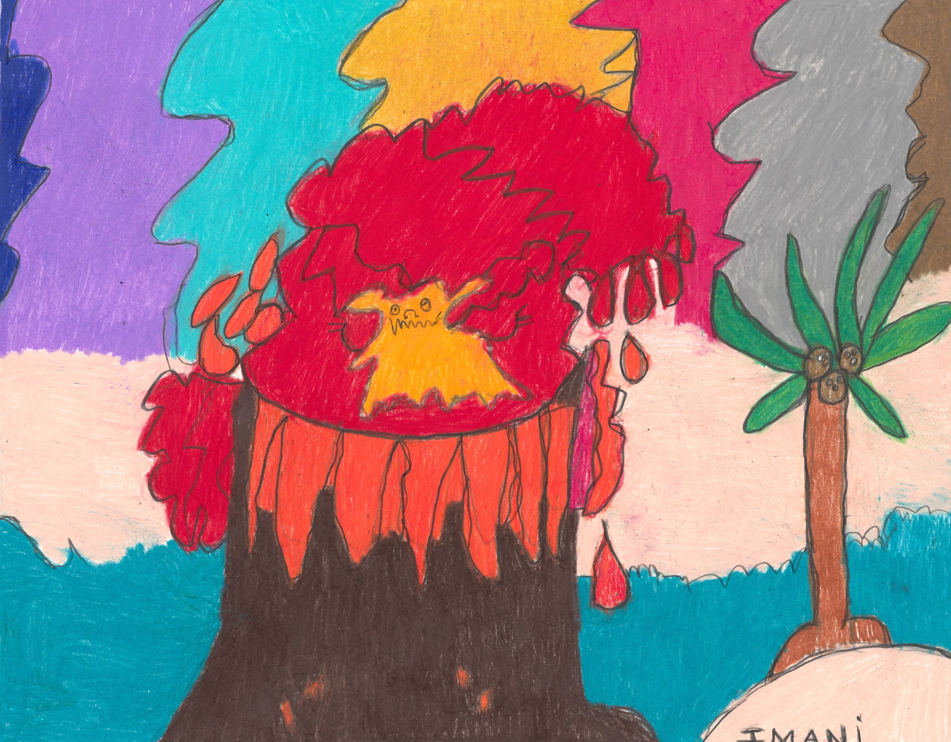 Angry Volcano by Imani Turner