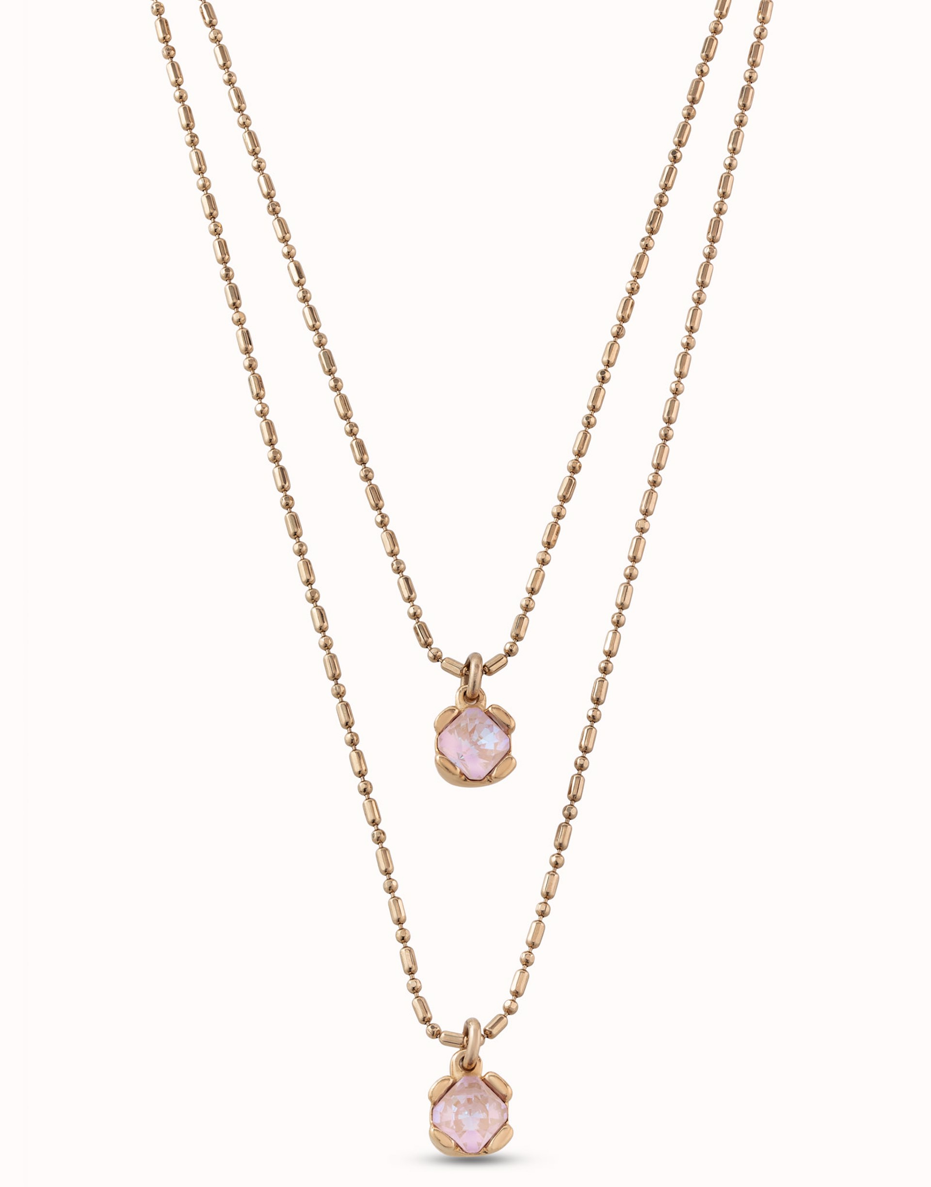 Aura Pink Necklace by UNO DE 50