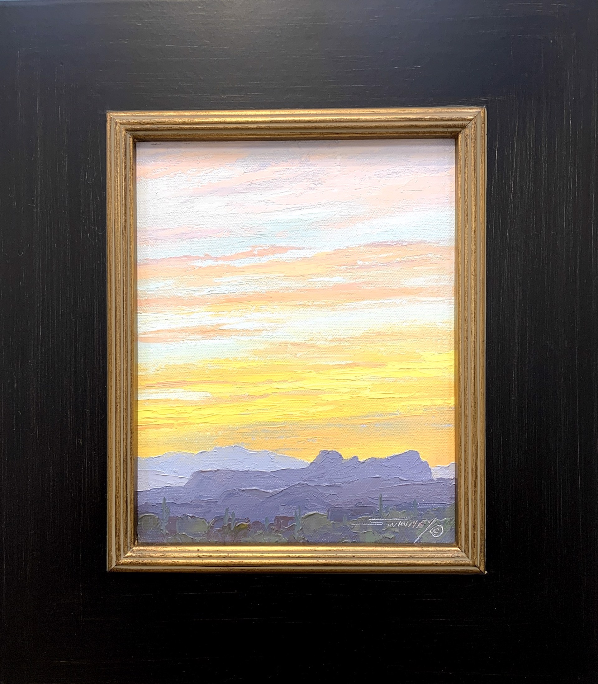 Sunset Over Sombrero Peak by Carol Swinney