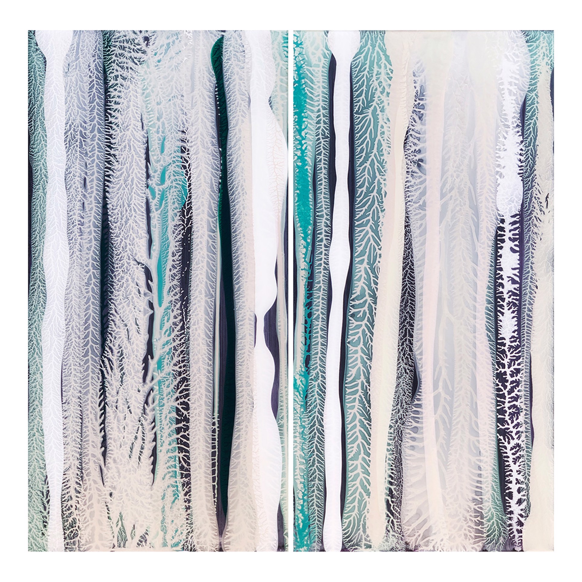 Naiads III (diptych) by Christopher Martin