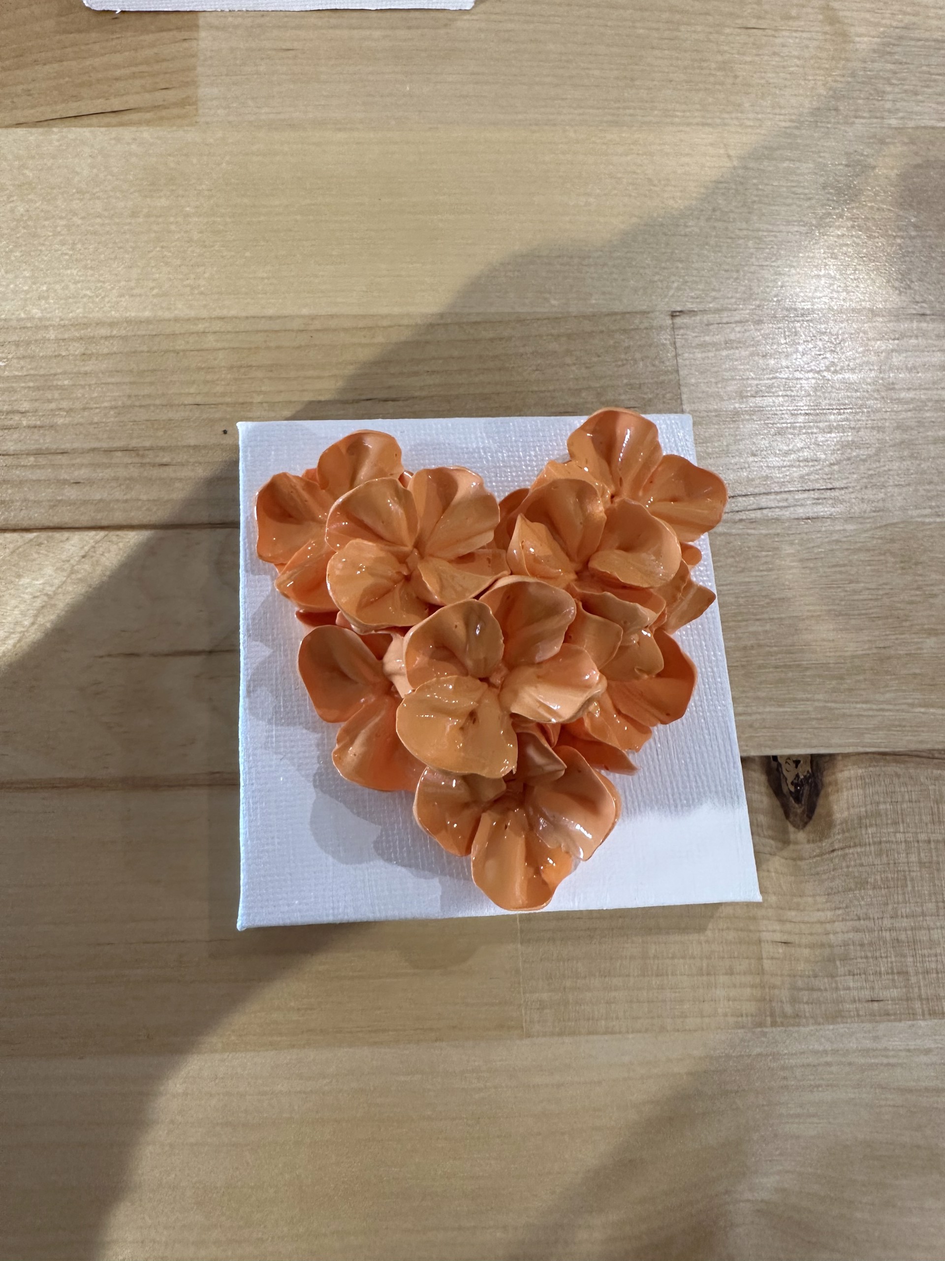 Heart - orange by Christine Tonolini