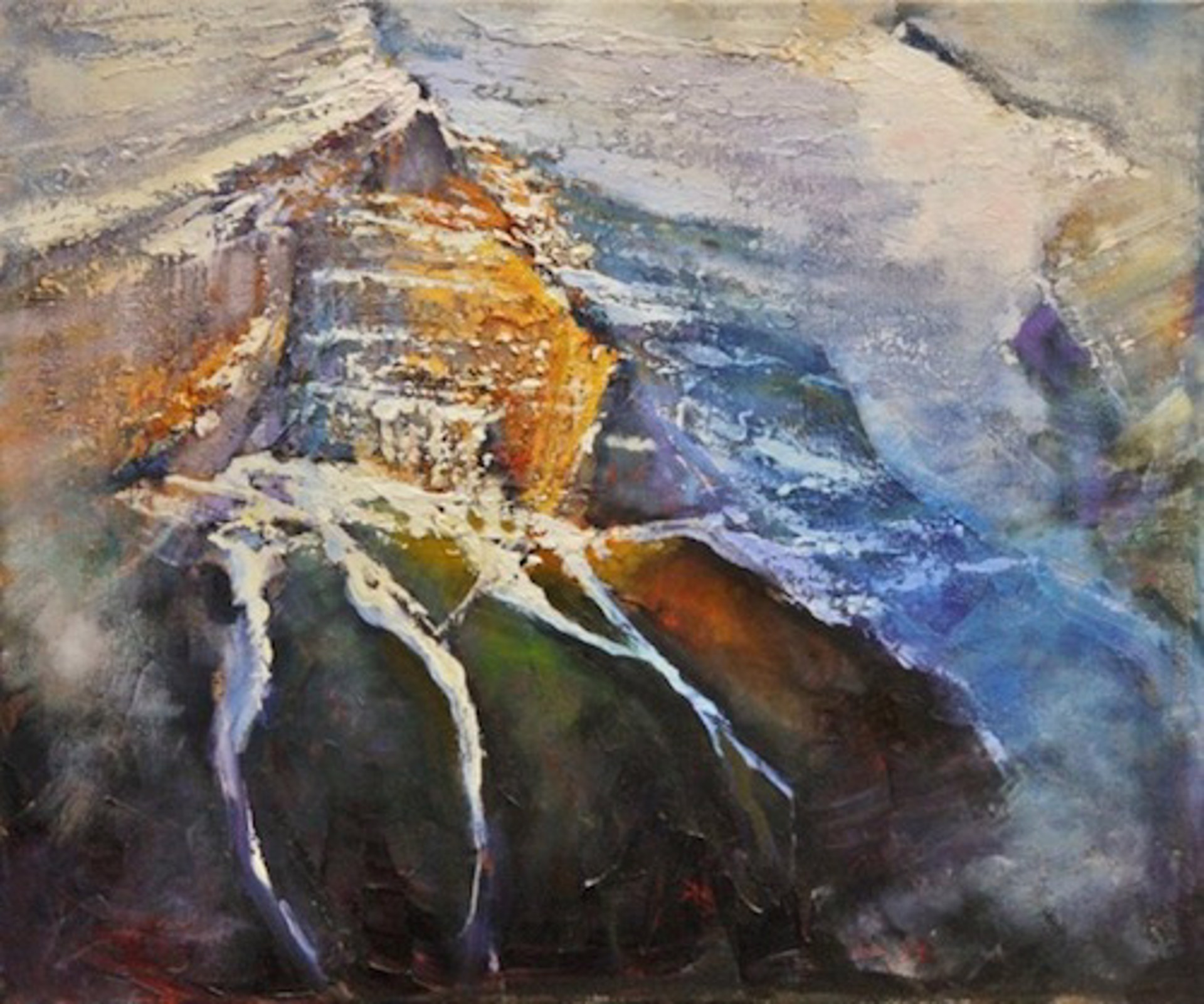 Alpine Abstract by Linda Wilder