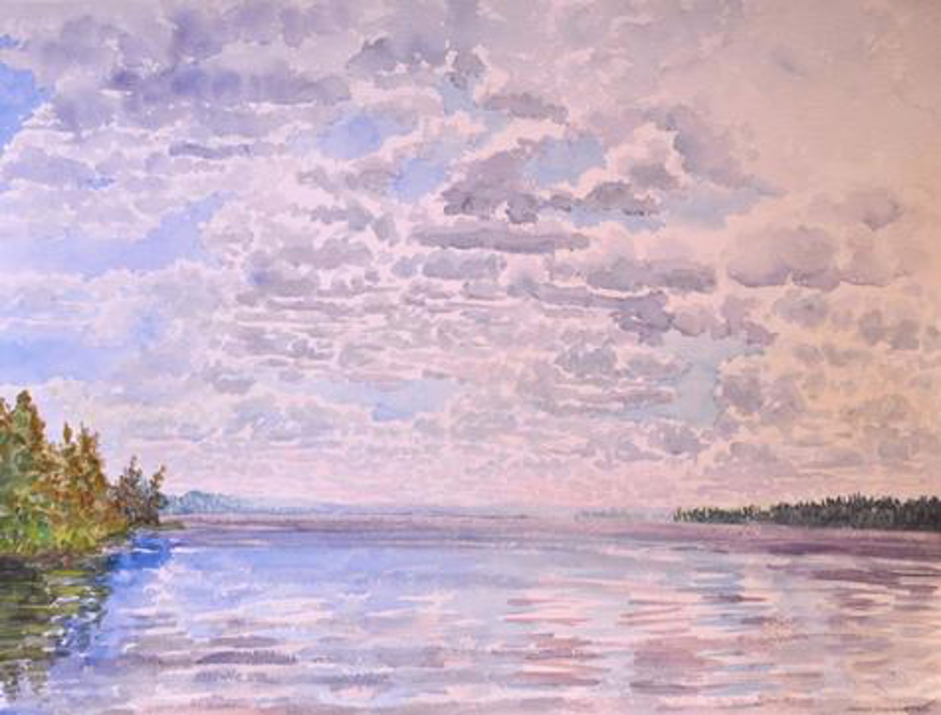 Summer Afternoon at Waskesiu by Catherine Perehudoff
