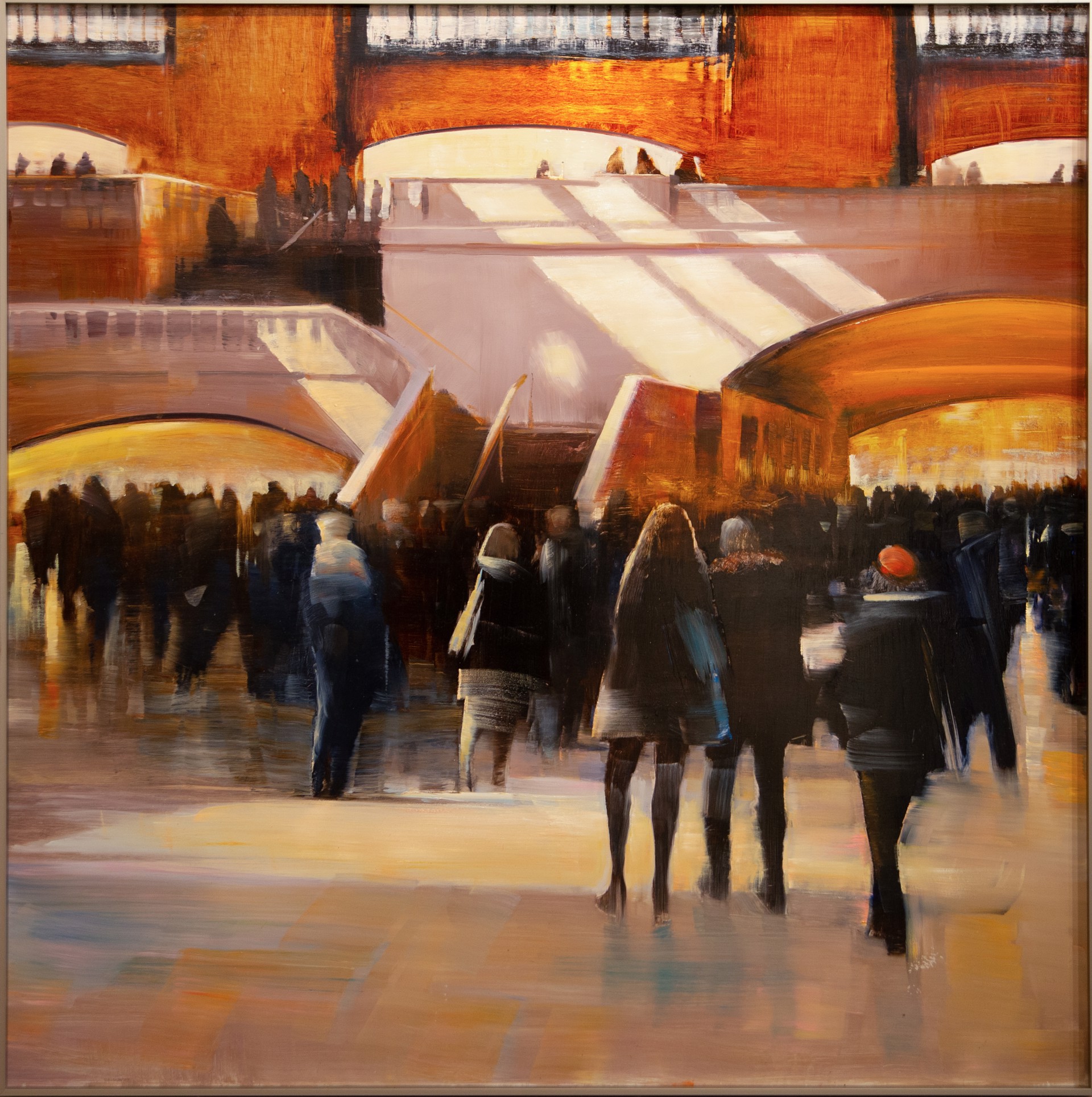 Grand Central Station, Sun Stripes by David Allen Dunlop