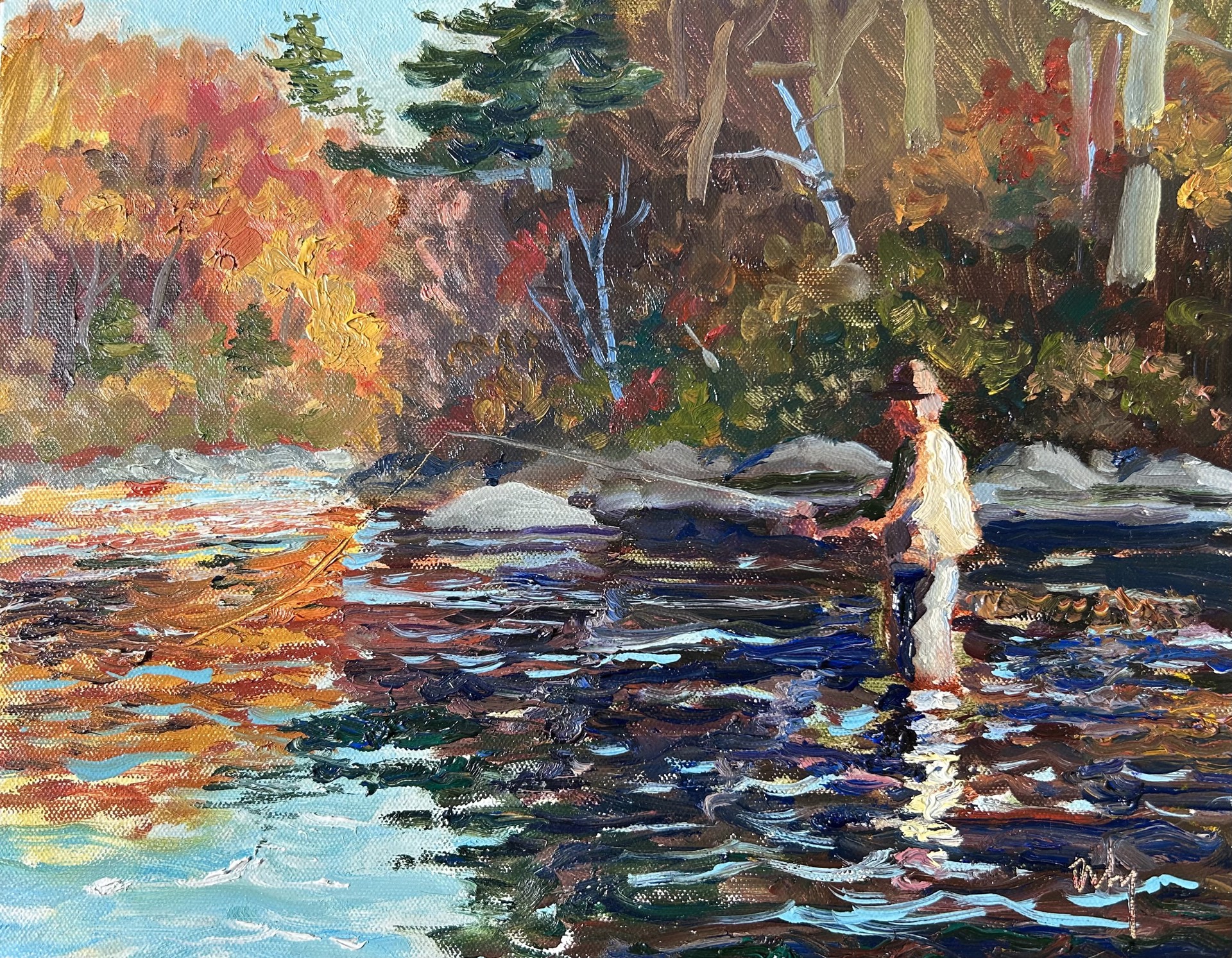 Fall Fishing by Dan Daly