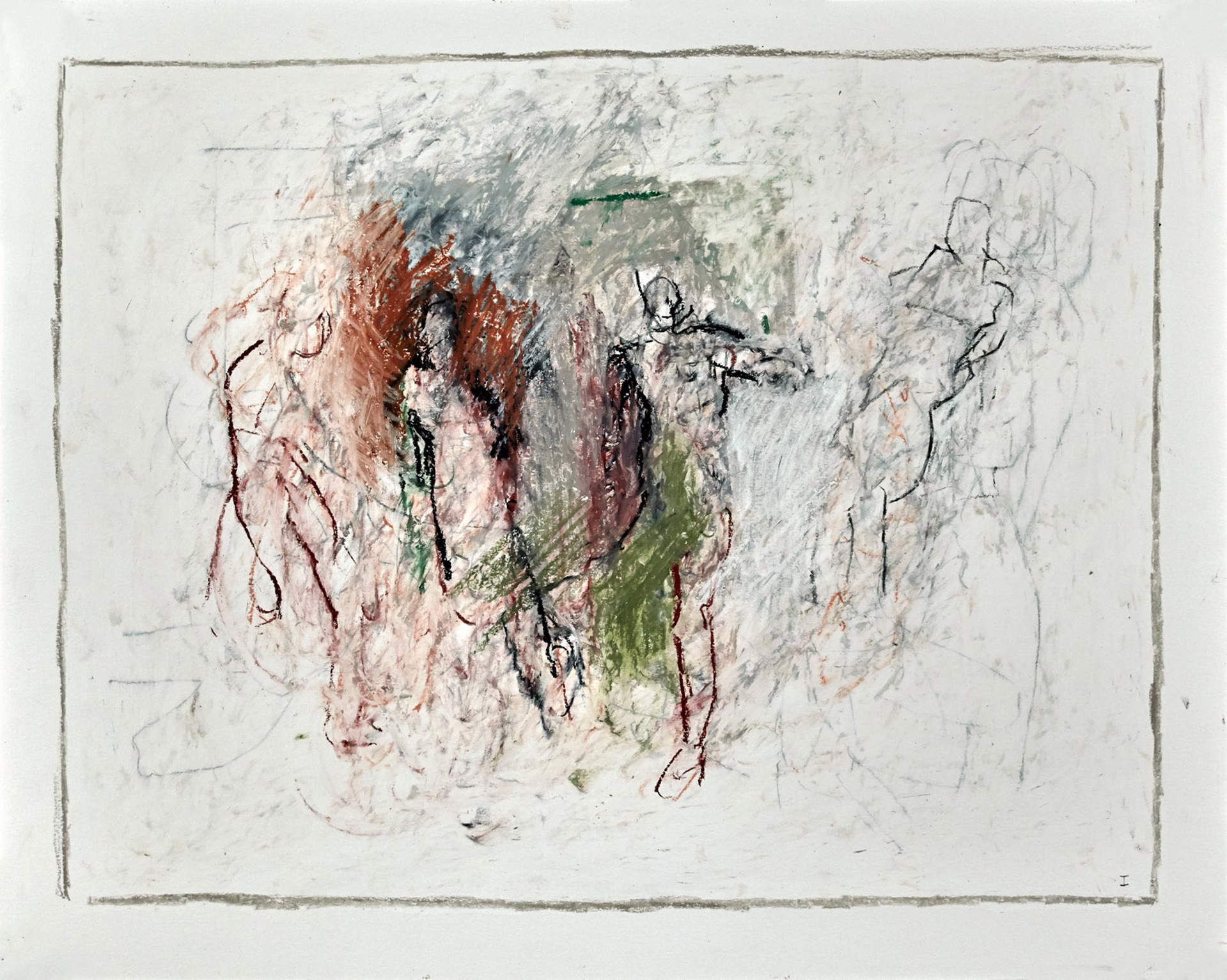 Drawings from Mt Gretna: Confrontation by Thaddeus Radell