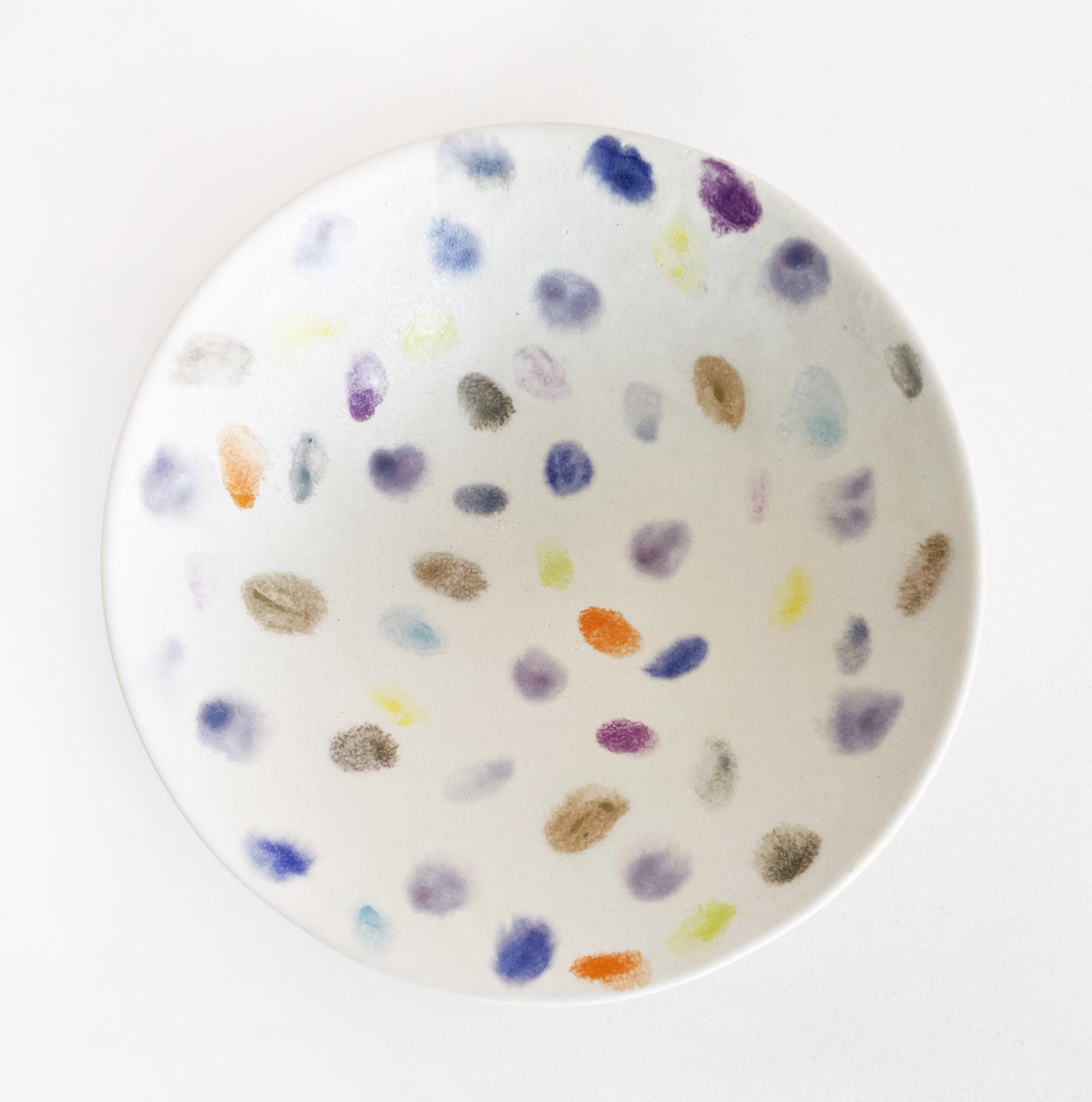 Medium Bowl with Snowflake Glaze by Bean Finneran