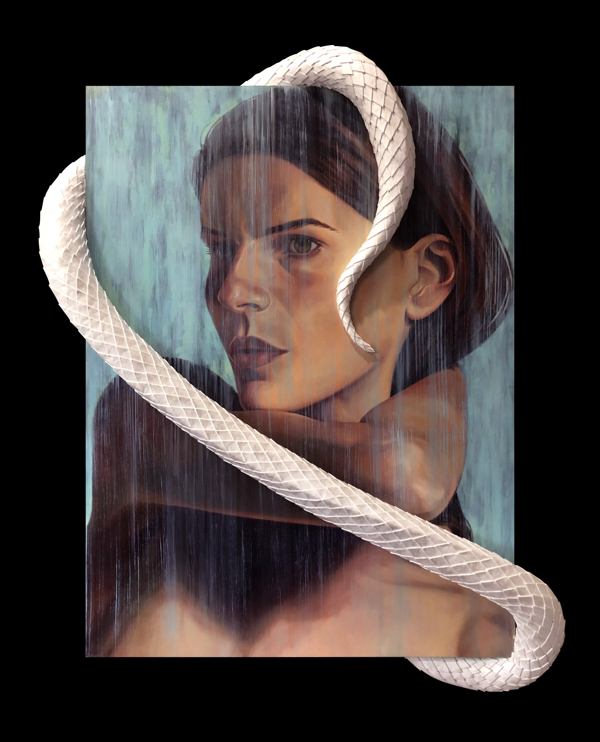 Swimming With Medusa 5 by Lisa Matrundola