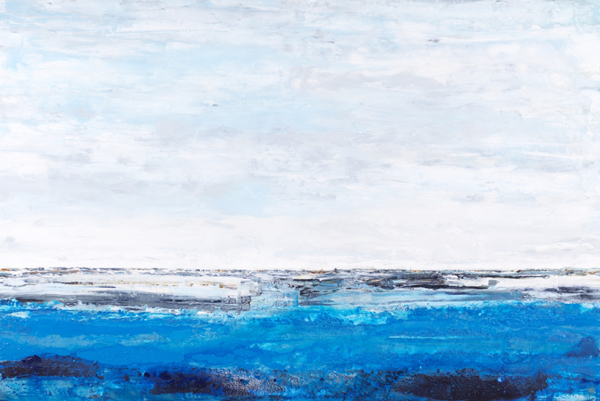 An abstract ocean scene by John Schuyler 