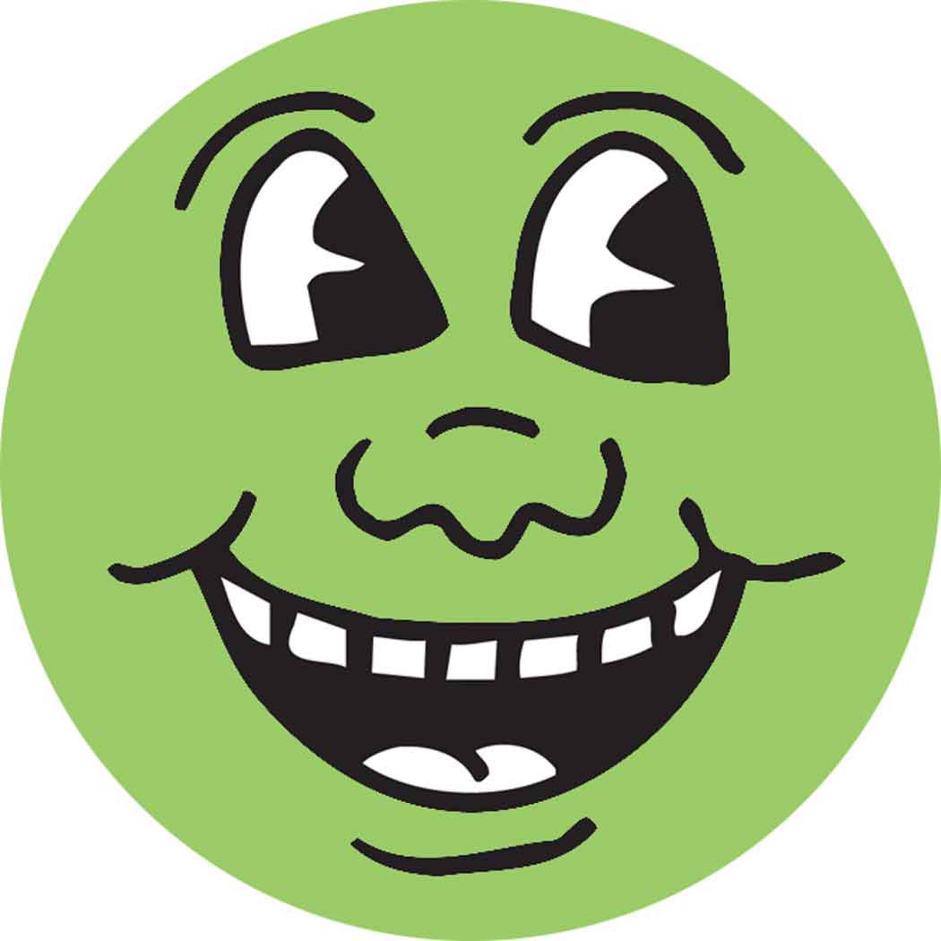  Smiling Face 2.25 inch Round Magnet by Keith Haring