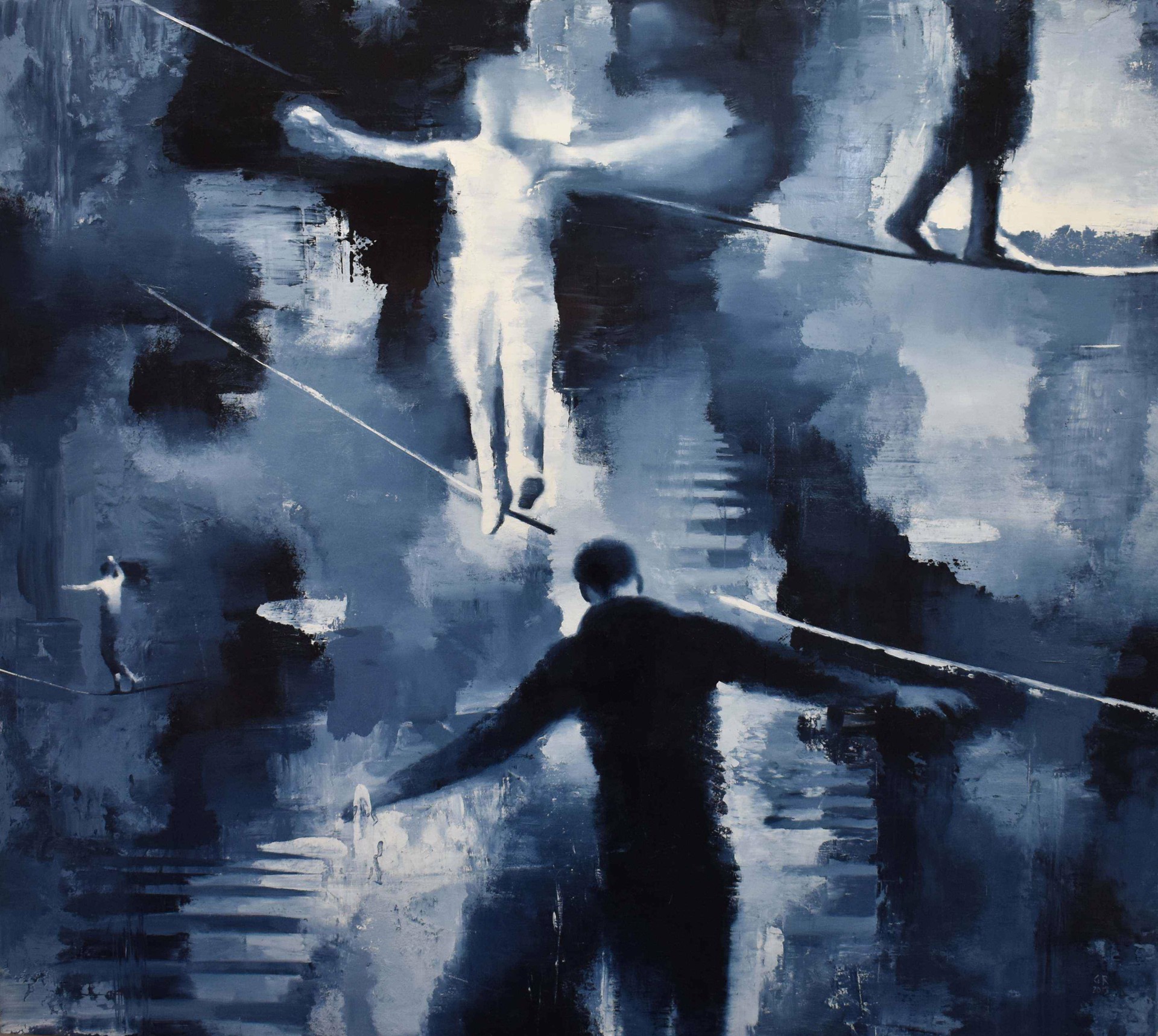 Men on a Wire by Gary Ruddell