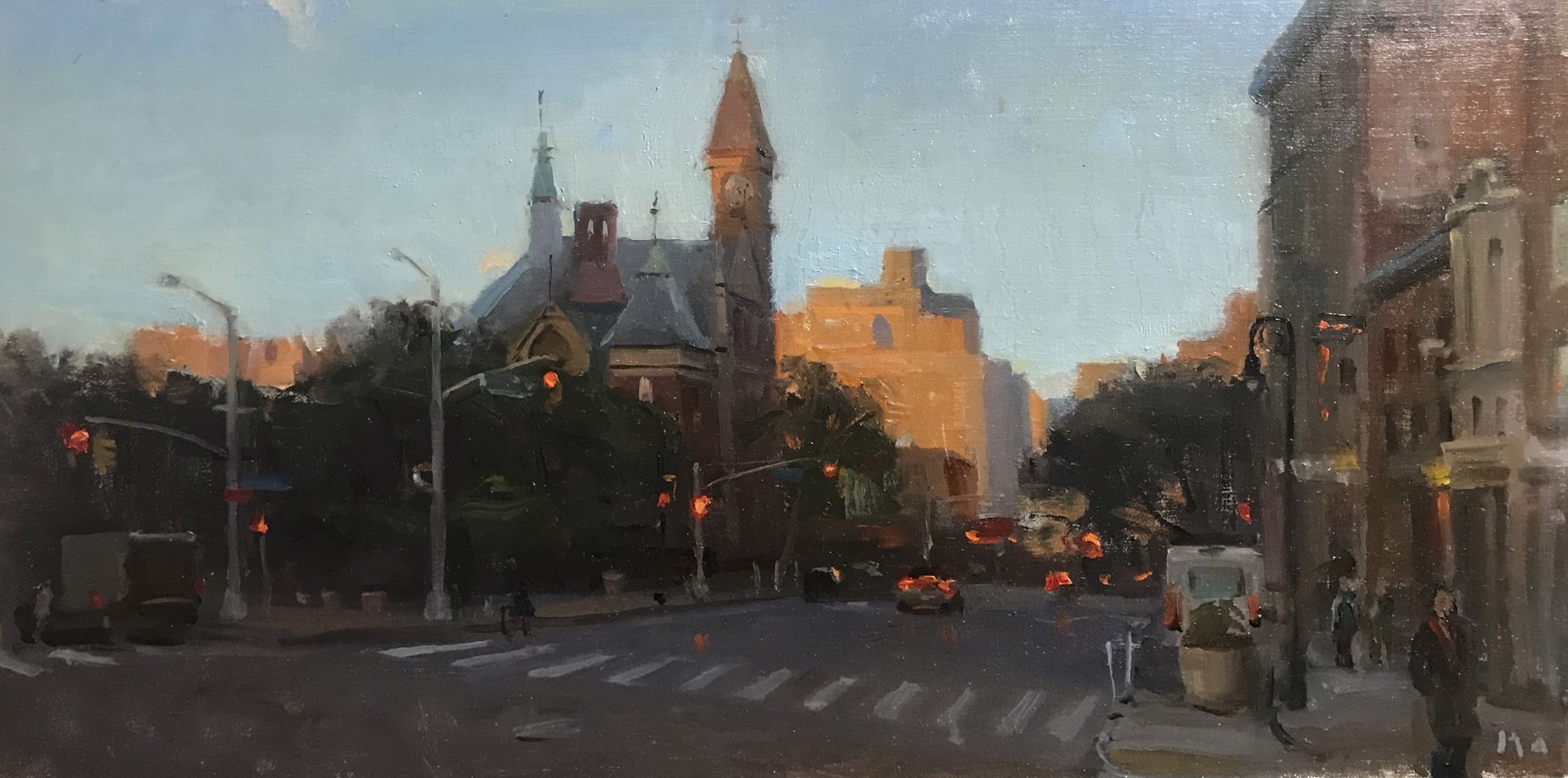 Greenwich Village Evening by Kyle Ma