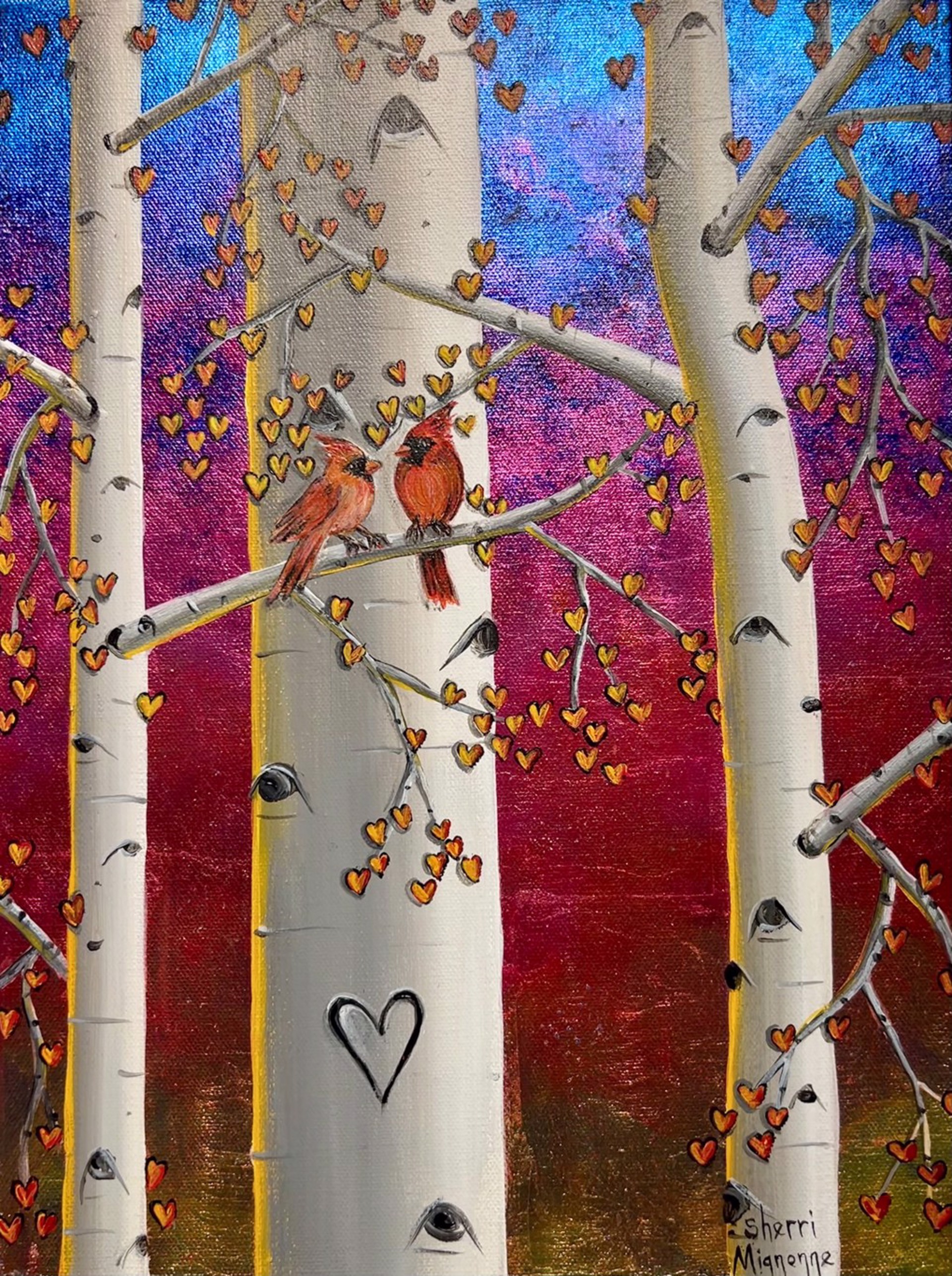 Cardinal Love by Sherri Mignonne