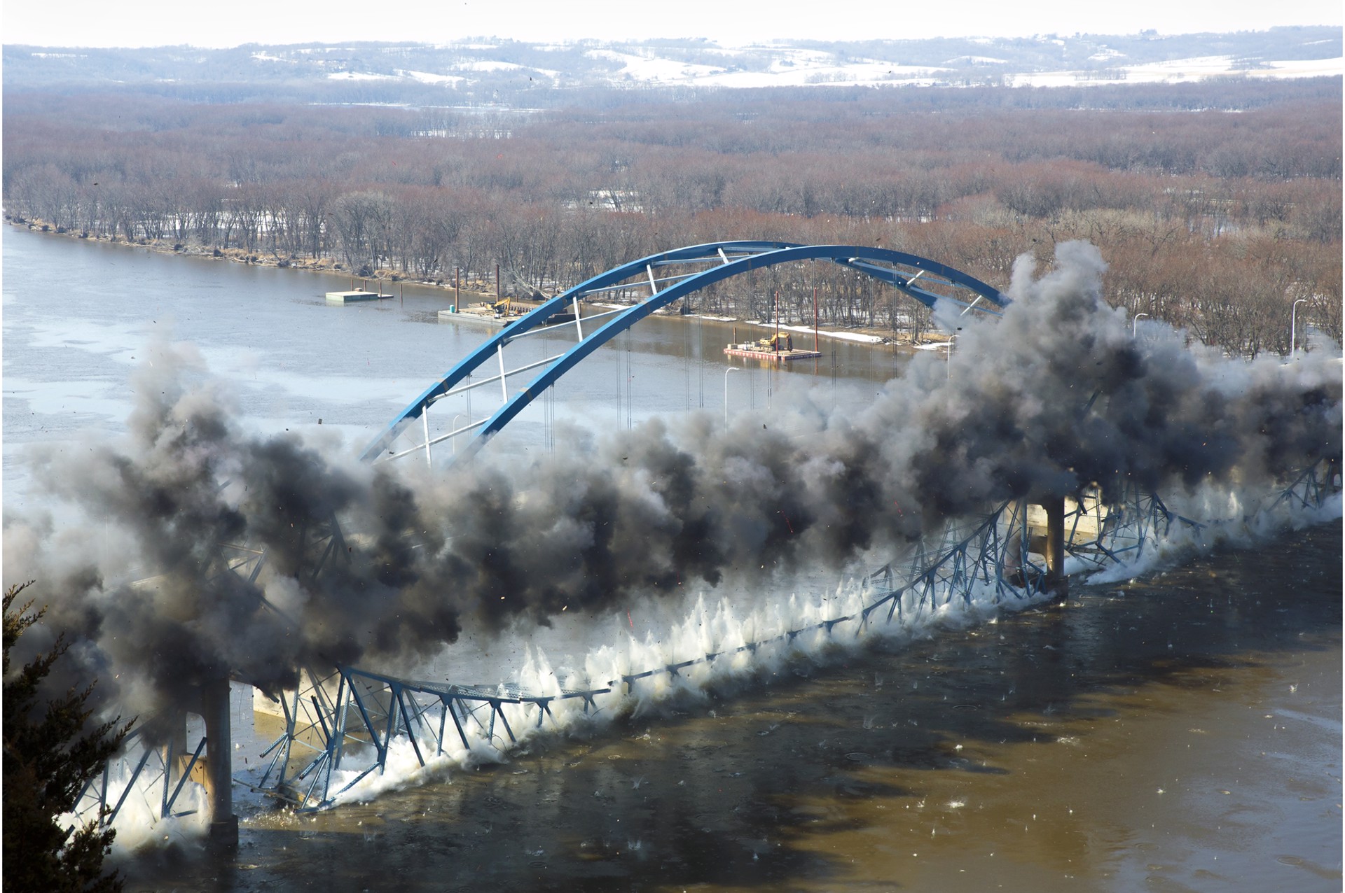 Savannah Bridge Explosion by Philip Gould