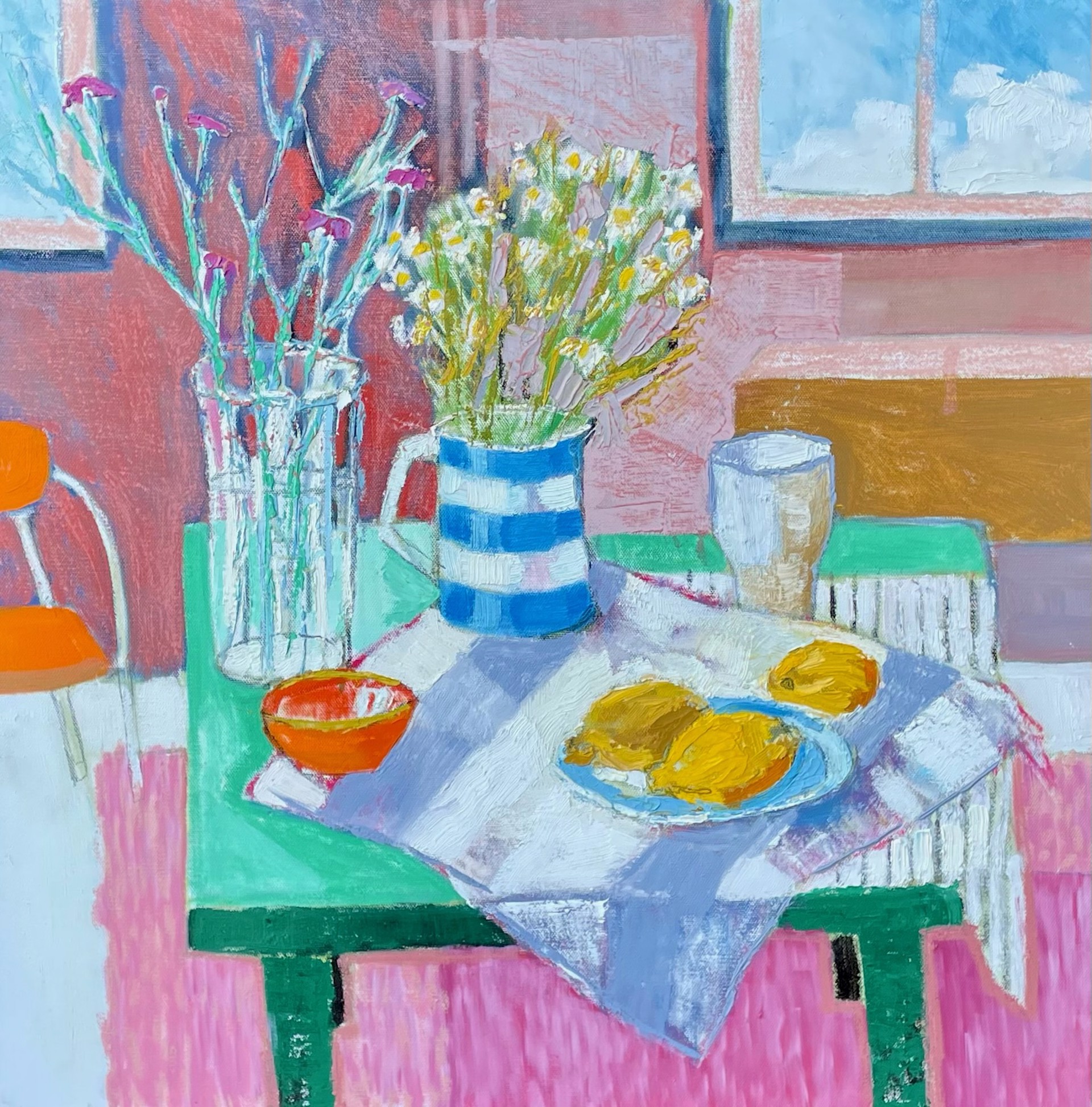 Spring Flowers and Lemons by Maggie Shepherd