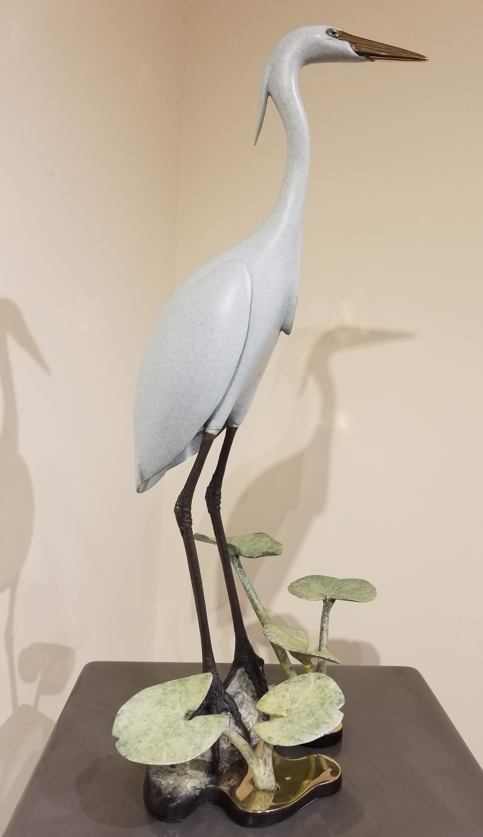 White Heron by Brian Arthur (1935-2022)