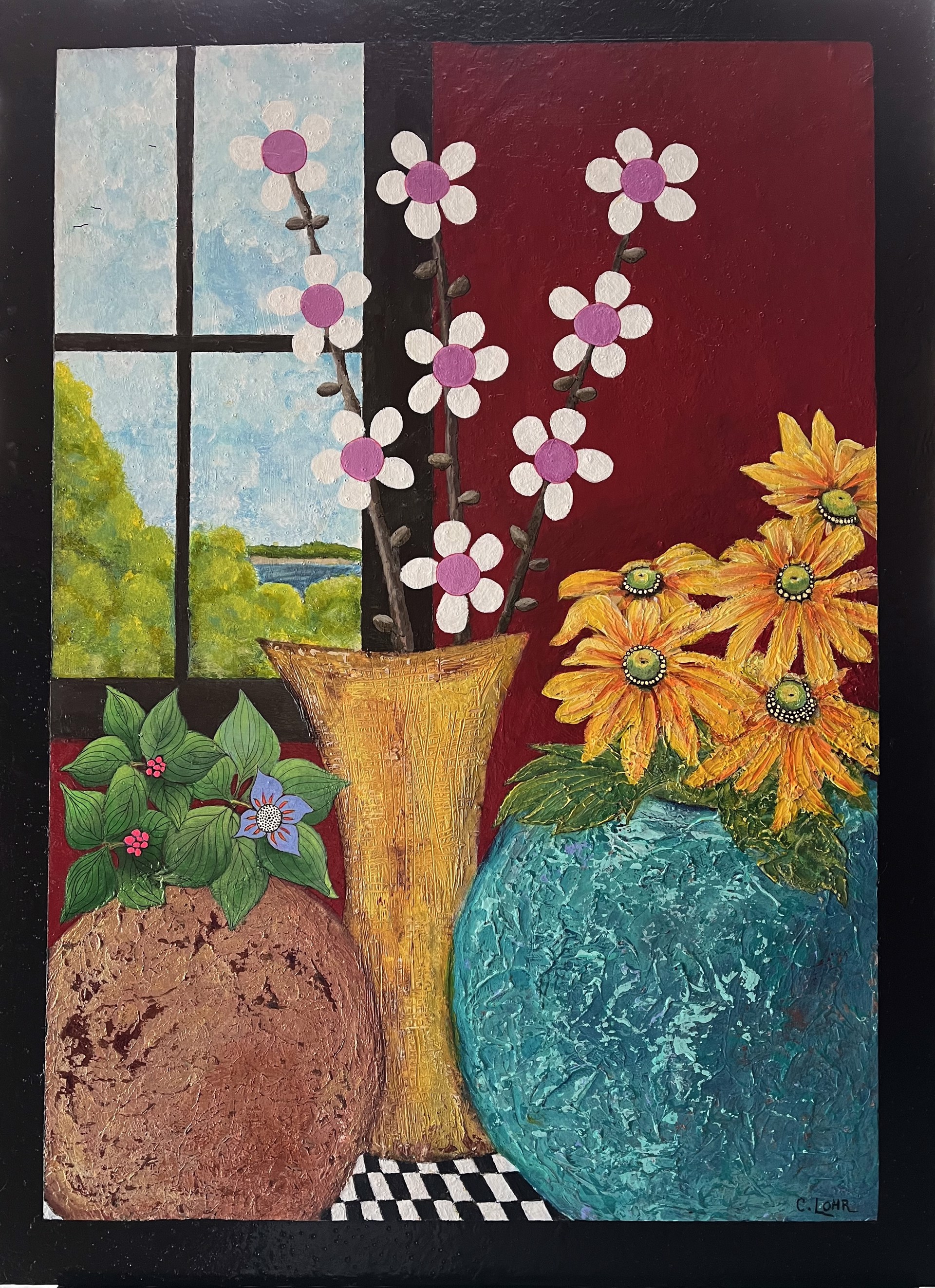 Window Flowers by Colleen Lohr