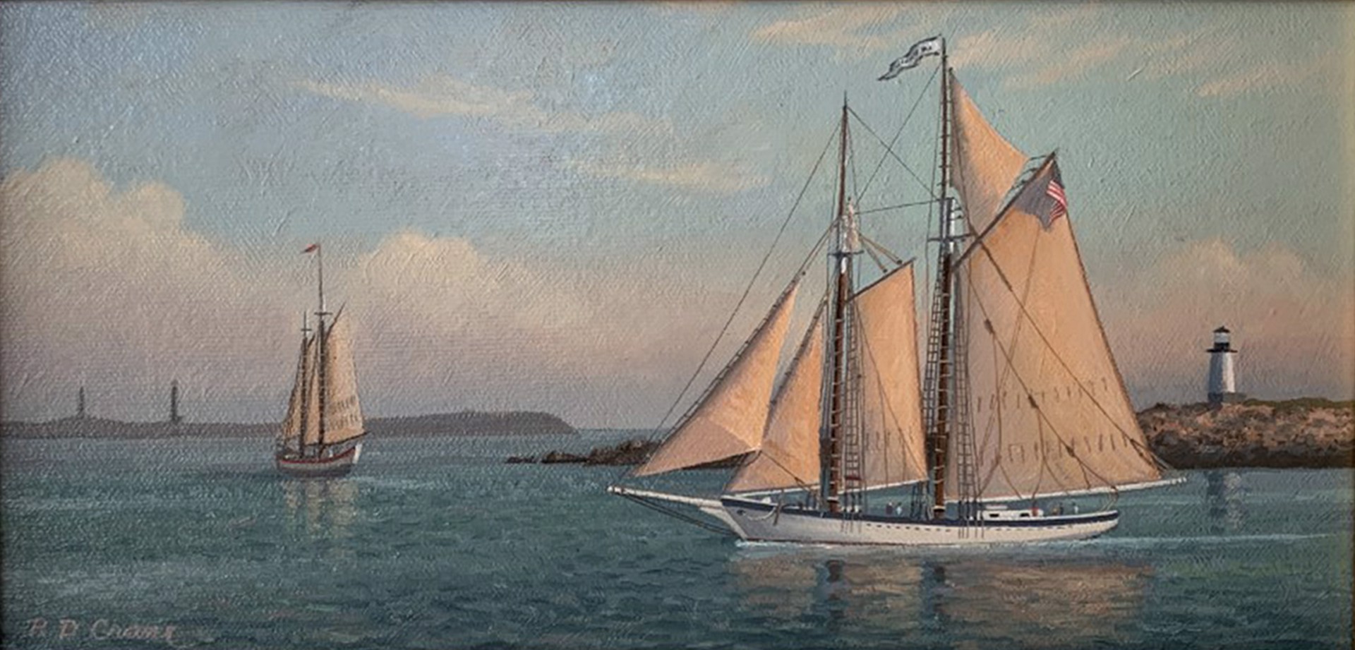 Spirt of Massachusetts - off Rockport by Ray Crane