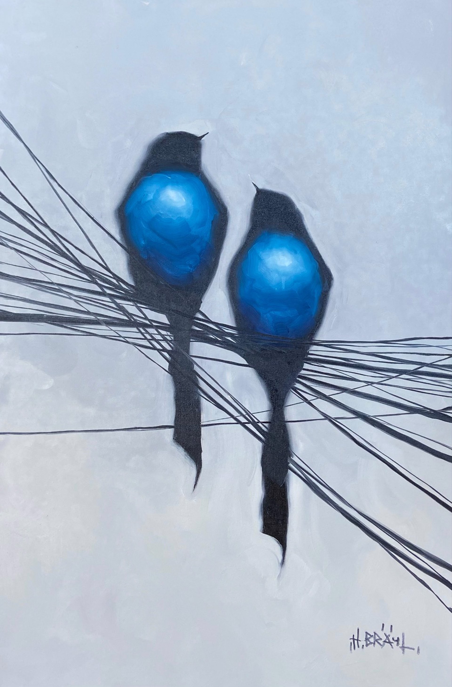 Blue Birds Commission by Harold Braul