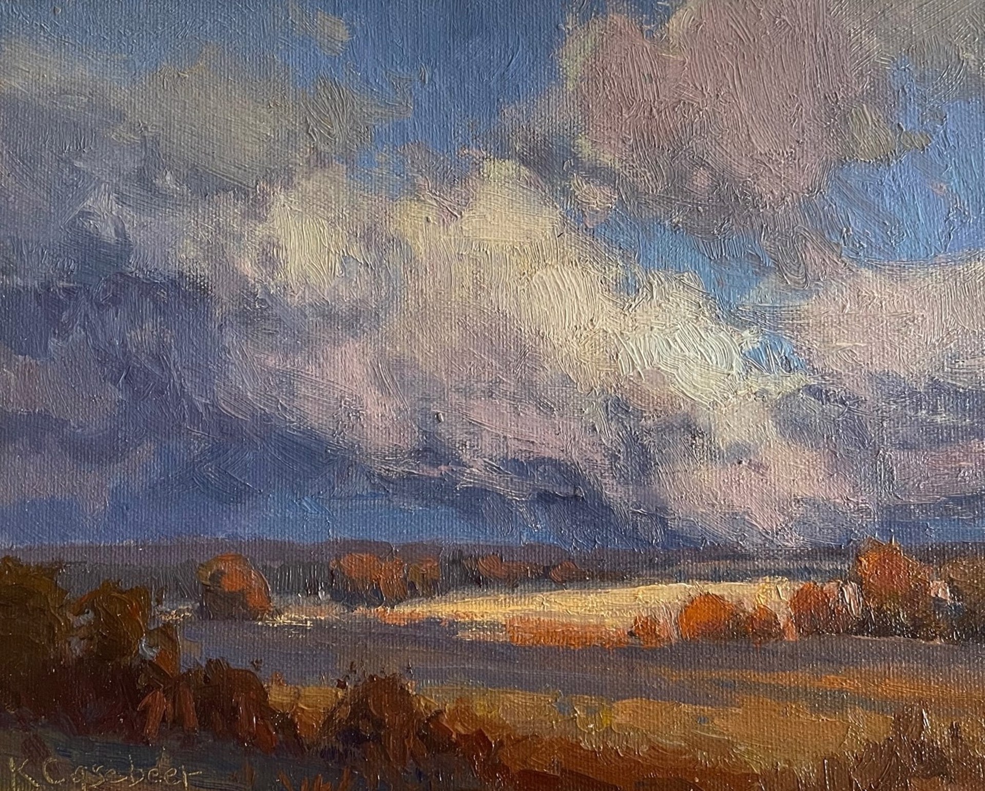 Fall Clouds by Kim Casebeer