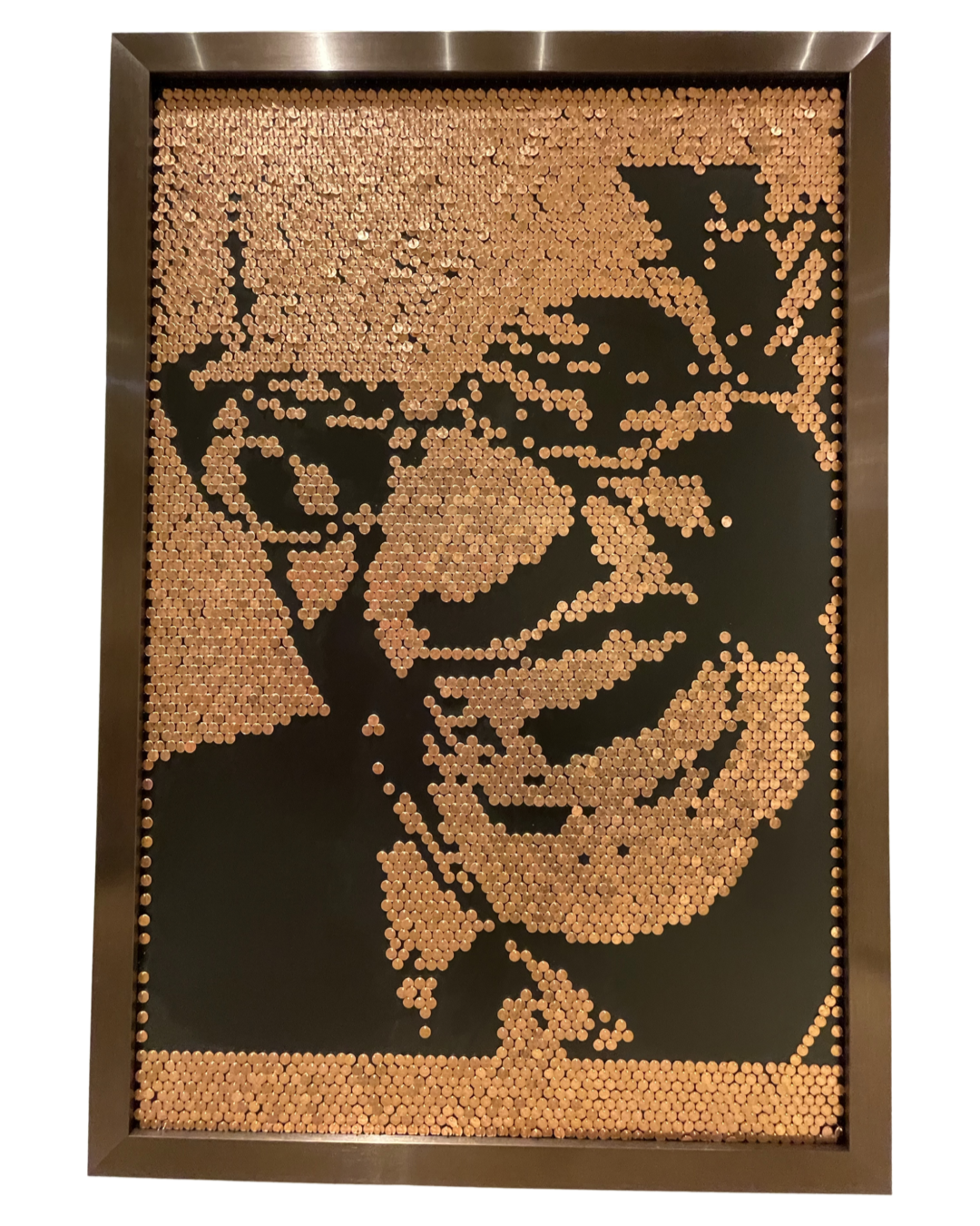Ray Charles by "Coins & Sequins On Canvas" by Efi Mashiah