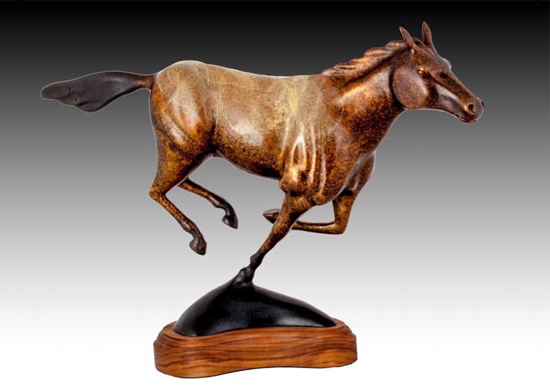 Wild Horse (Large Mustang) by Robert Deurloo