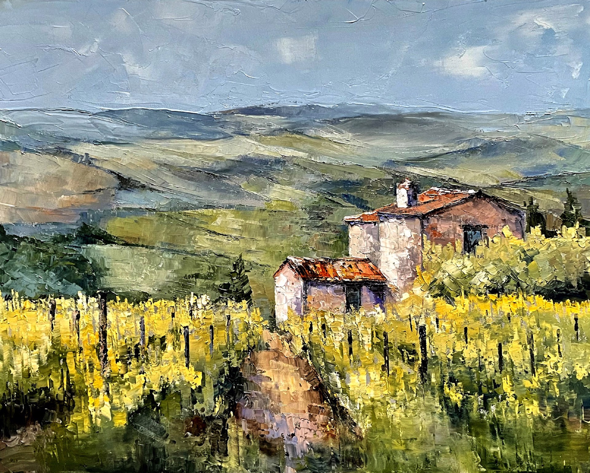 Tuscan Vines by James Pratt